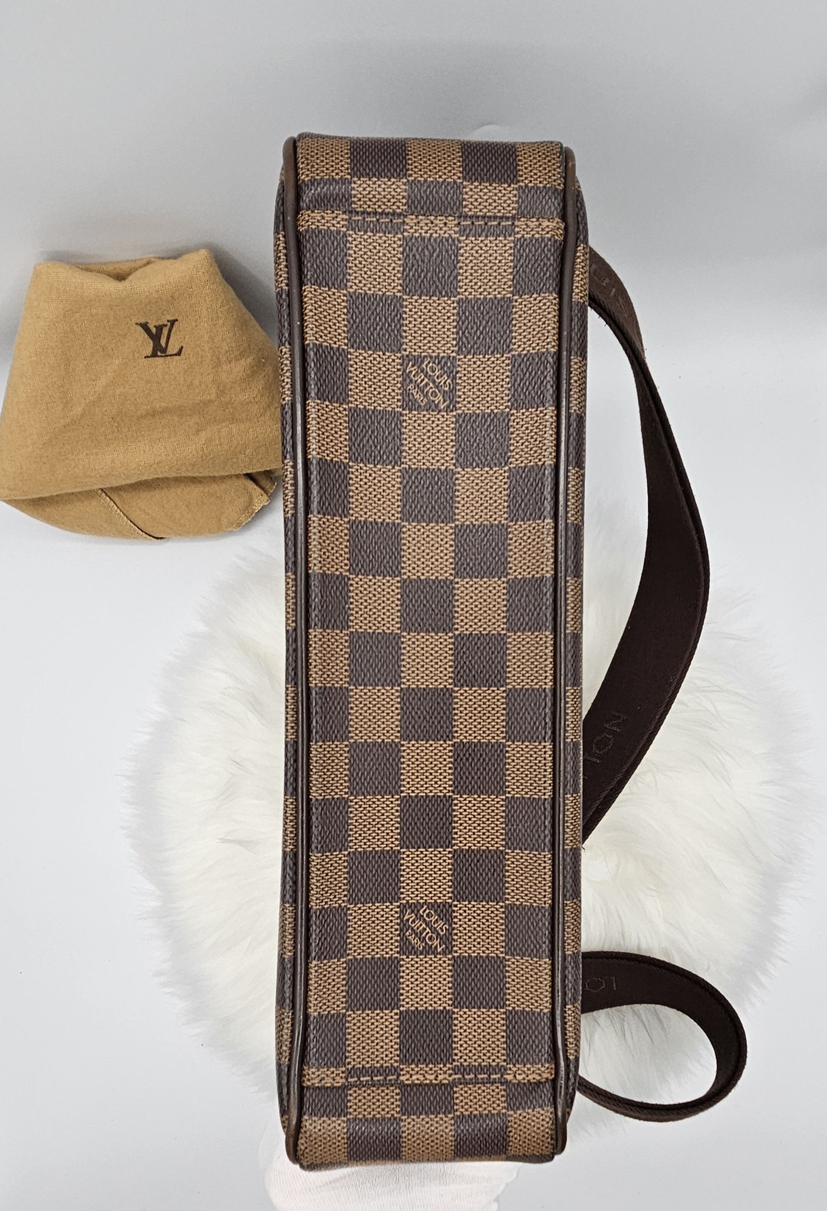 Louis Vuitton Louis Vuitton Damier Ebene Shelton MM Messenger Bag Size ONE SIZE - 6 Thumbnail
