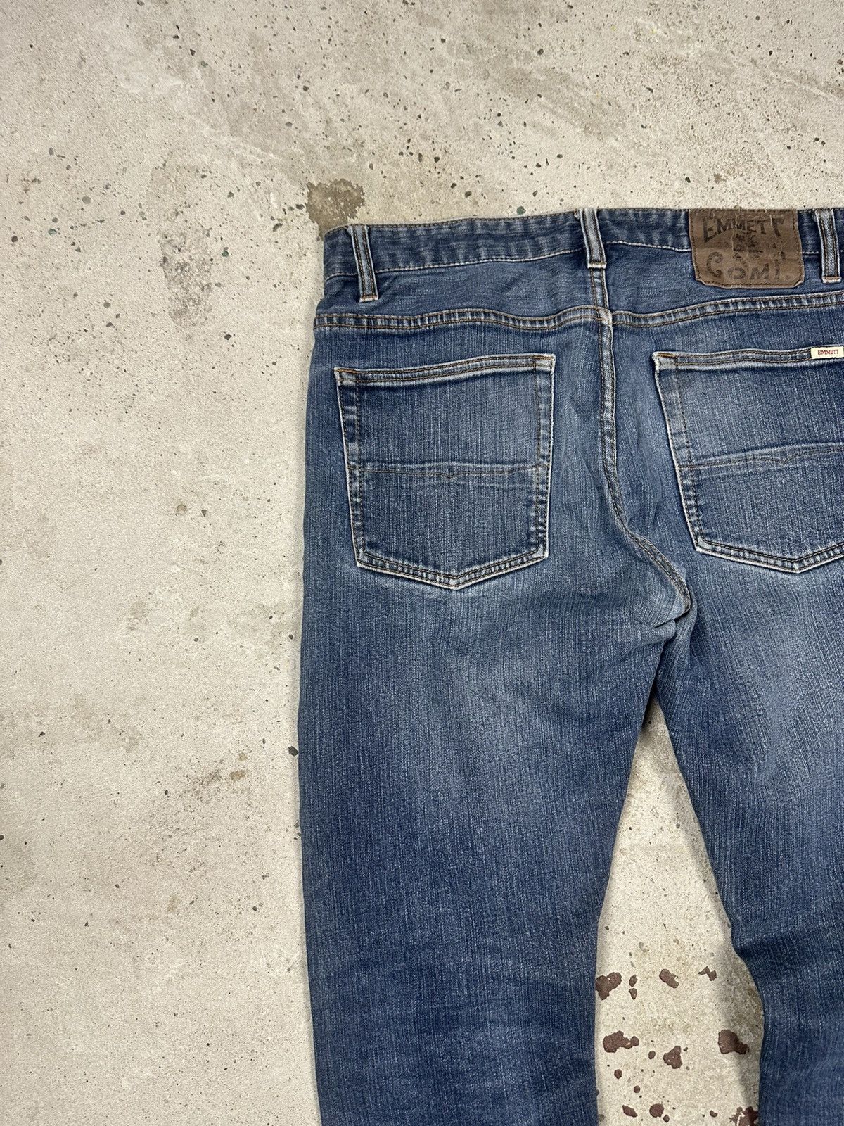 Emmett × Japanese Brand × Vintage Vintage Y2K Emmett Selvedge Joe Indigo Denim Pants Jeans Size US 33 - 18 Thumbnail