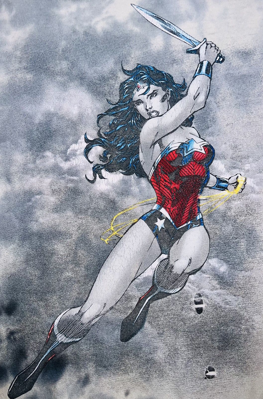 DC Comics × Vintage VINTAGE WONDER WOMAN T-SHIRT Size US XL / EU 56 / 4 - 9 Thumbnail