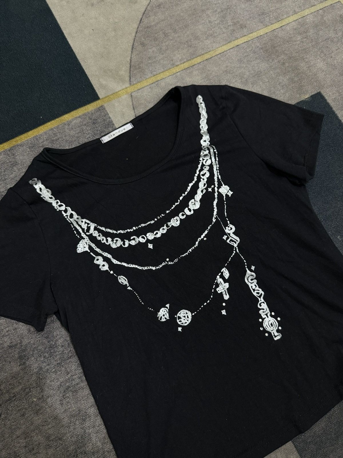 Vintage Y2K ETENDUE IFSIX POEM STYLE TSHIRT Size M / US 6-8 / IT 42-44 - 2 Thumbnail