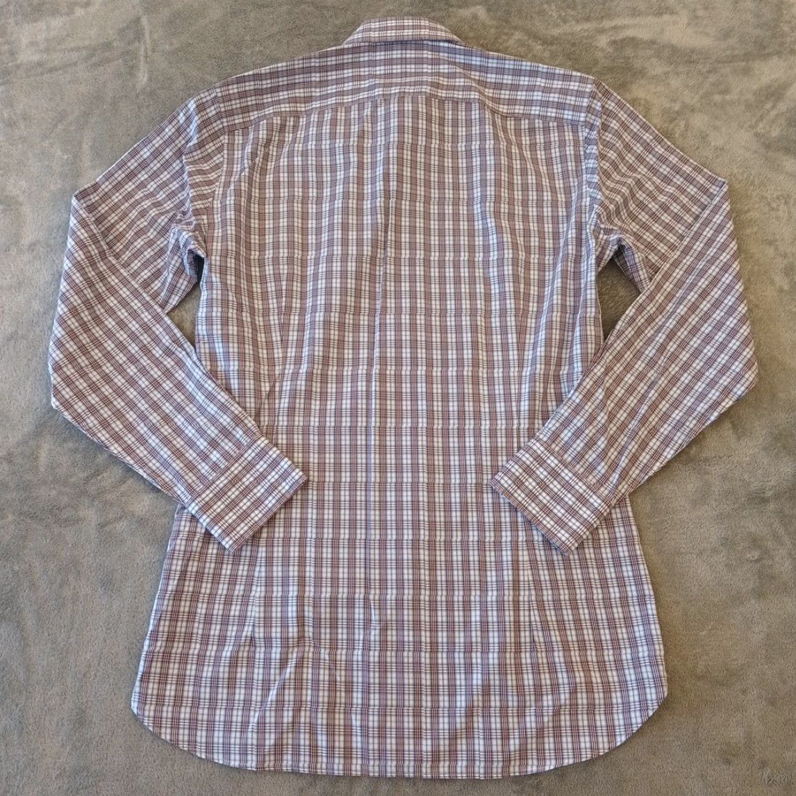 Bonobos Bonobos Shirt Mens 15 Blue Plaid Long Sleeve Button Up Tailored Dress Shirt Mens Size US M / EU 48-50 / 2 - 5 Thumbnail