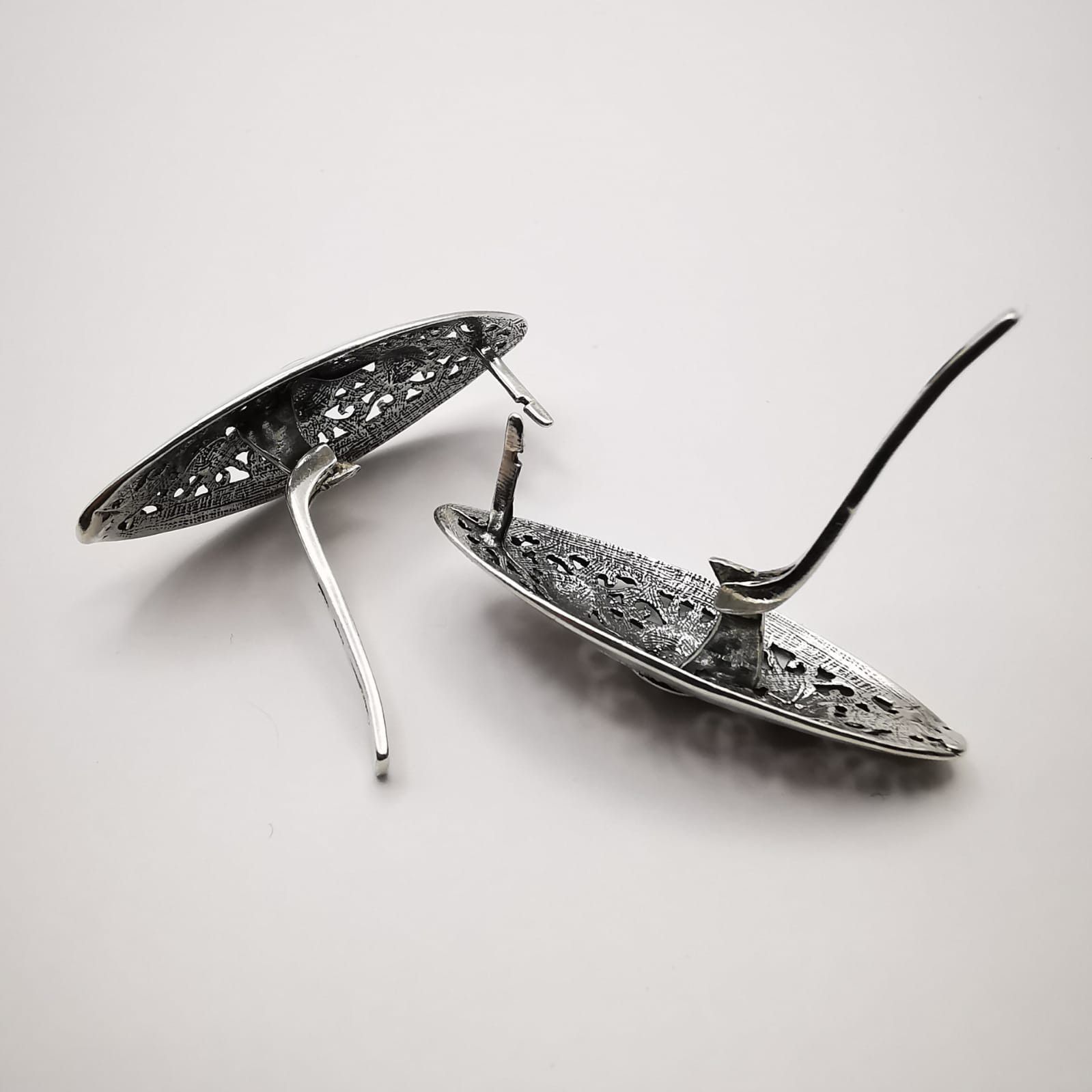 Sterling Silver Vintage Jewelry, Fine Women's Earrings, 925 Sterling Silver, Size ONE SIZE - 5 Thumbnail
