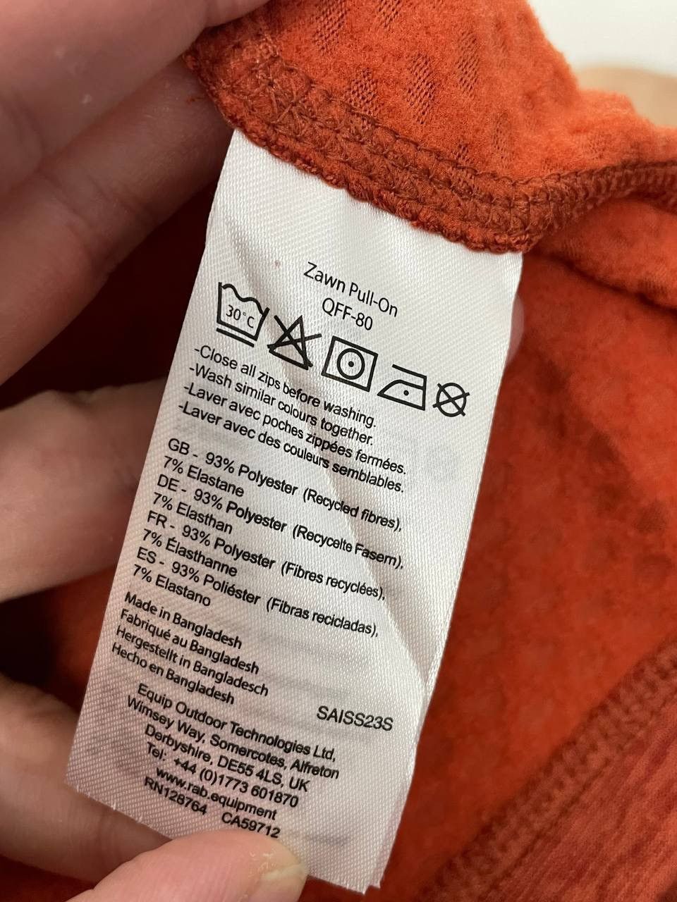 Rab Fleece Rab Outdoor clothing Long Size US XL / EU 56 / 4 - 8 Thumbnail