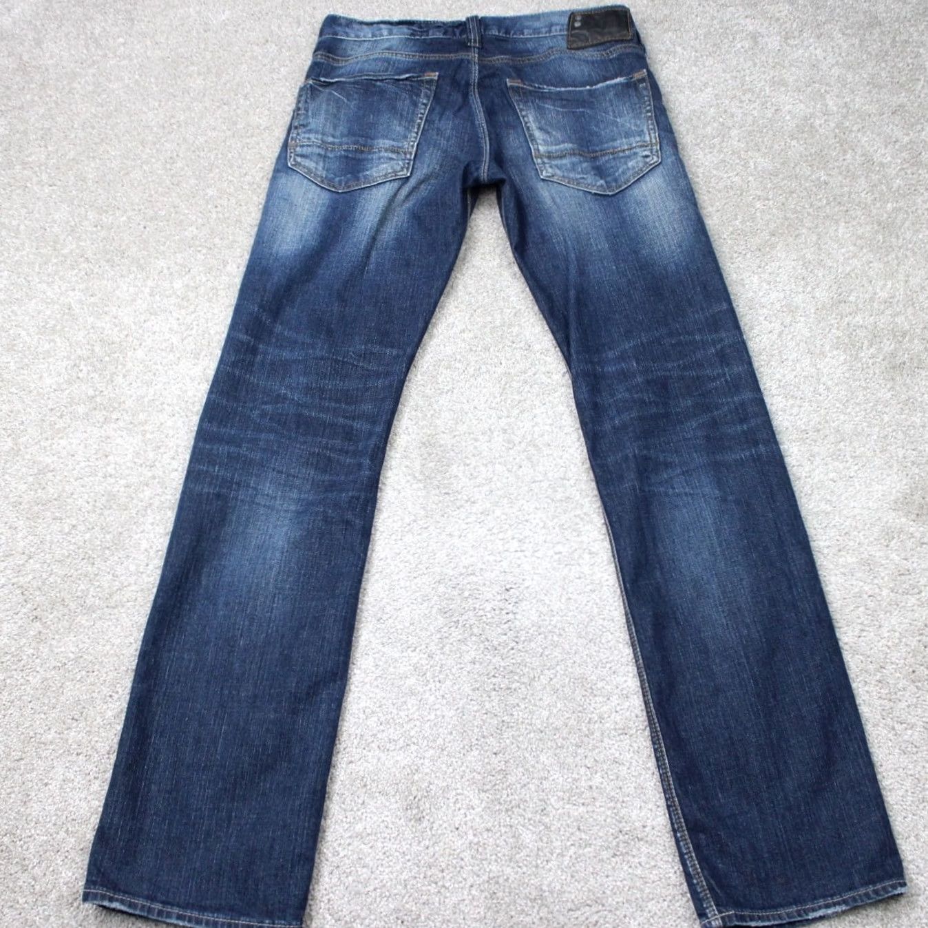 Silver Jeans Co. Silver Jeans Nash Straight Jeans Mens 30x34 Blue 5-Pocket Denim Stretch Regular Slim Fit 90s Hip Hop Cowboy Rock Vintage No Size US 30 / EU 46 - 5 Thumbnail