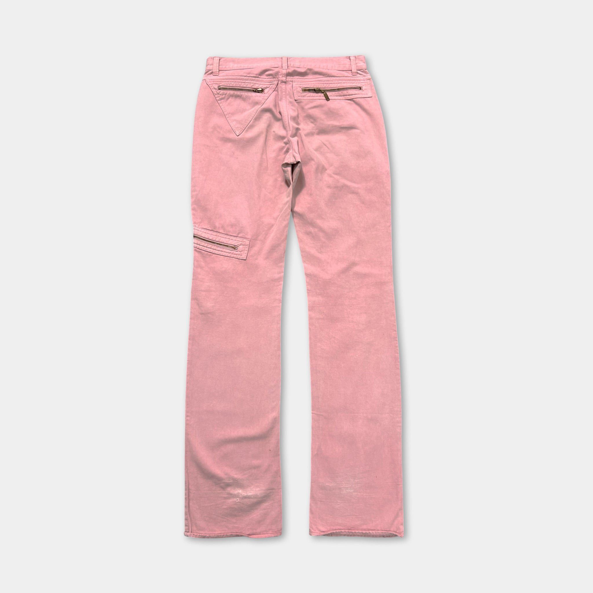 Just Cavalli Just Cavalli 2000s Pink Cargo Pants Size 30" / US 8 / IT 44 - 5 Thumbnail