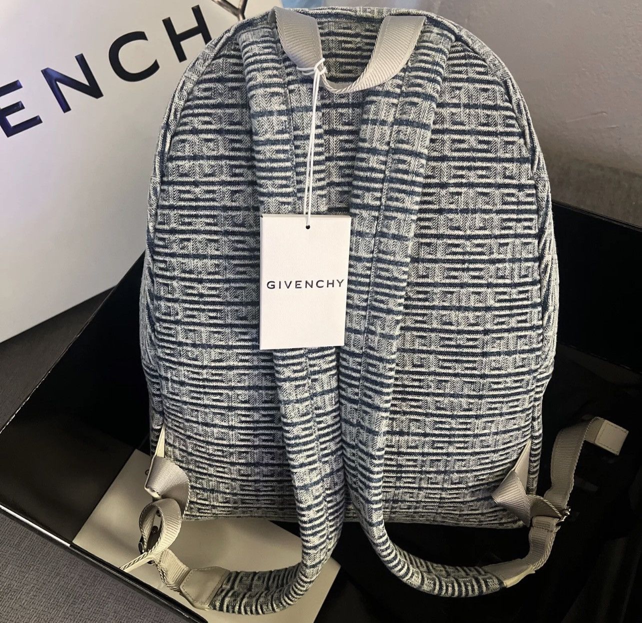 Givenchy Givenchy 4G Denim Backpack Size ONE SIZE - 8 Thumbnail