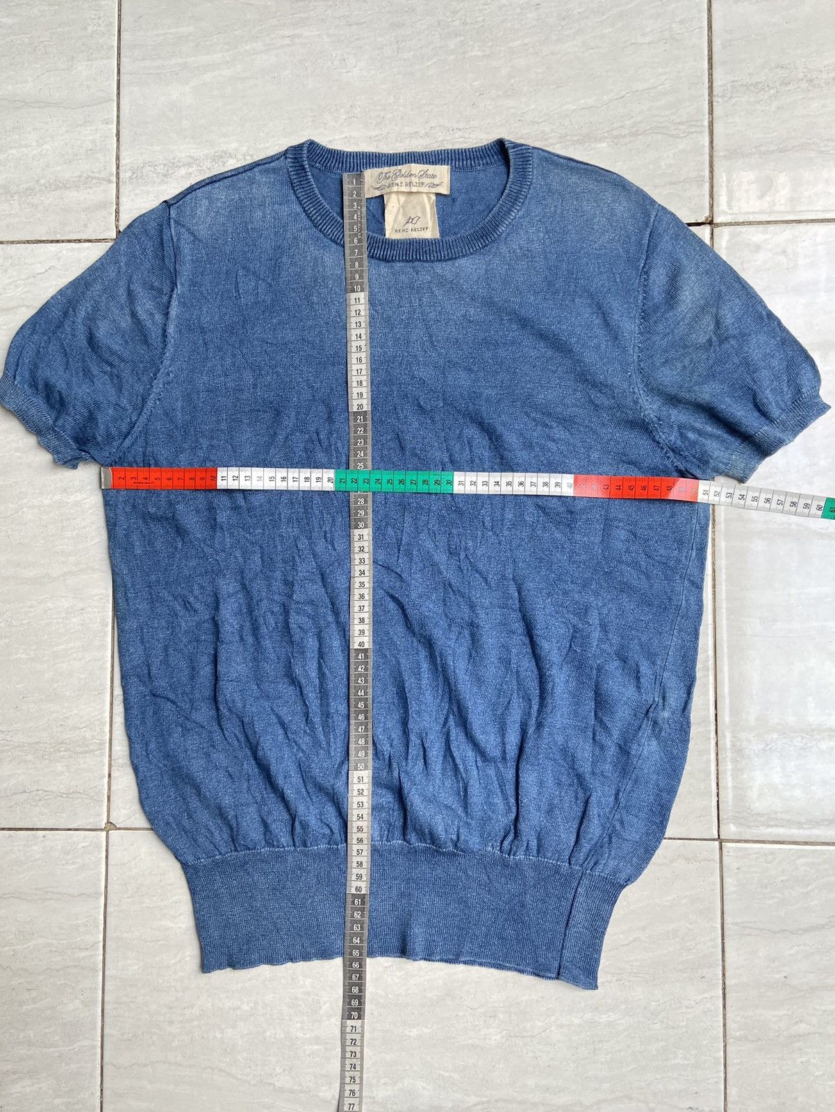 Japanese Brand × Remi Relief REMI RELIEF Blue T-shirt Size US S / EU 44-46 / 1 - 7 Thumbnail
