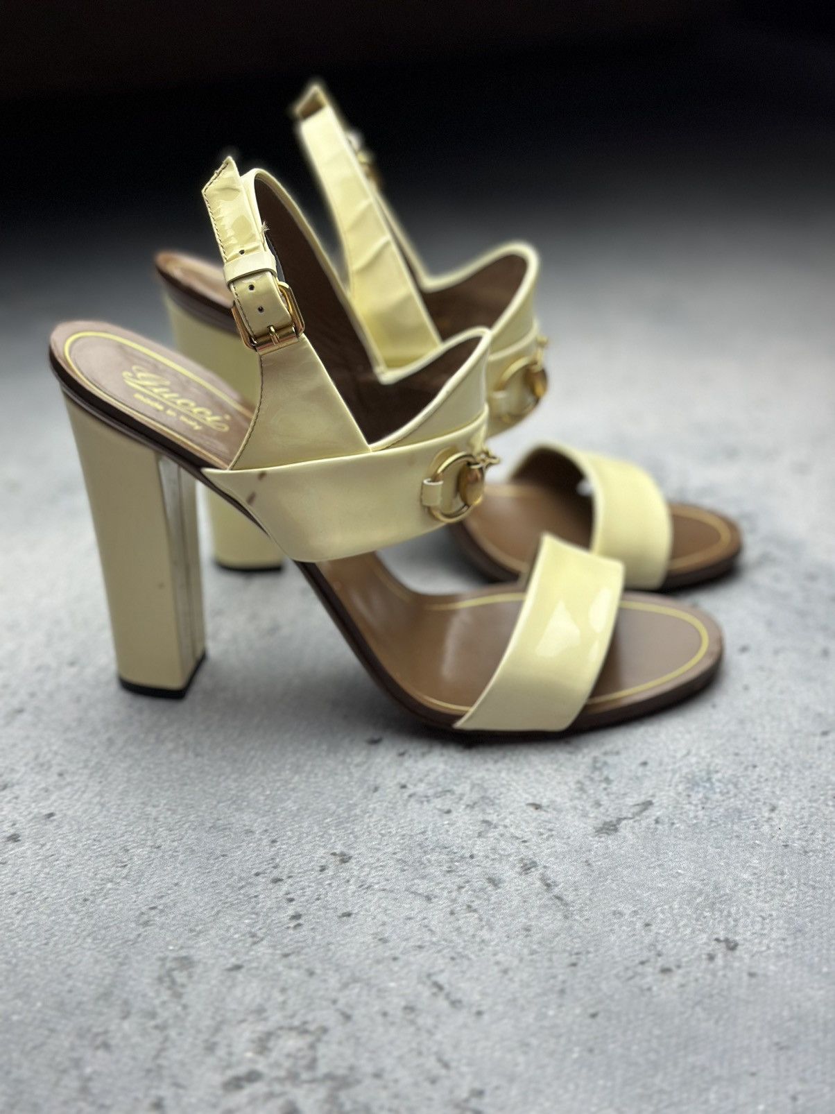 Gucci Gucci Leather Alyssa Horsebit Ankle Strap Sandals y2k Rare Size US 9 / IT 39 - 11 Thumbnail