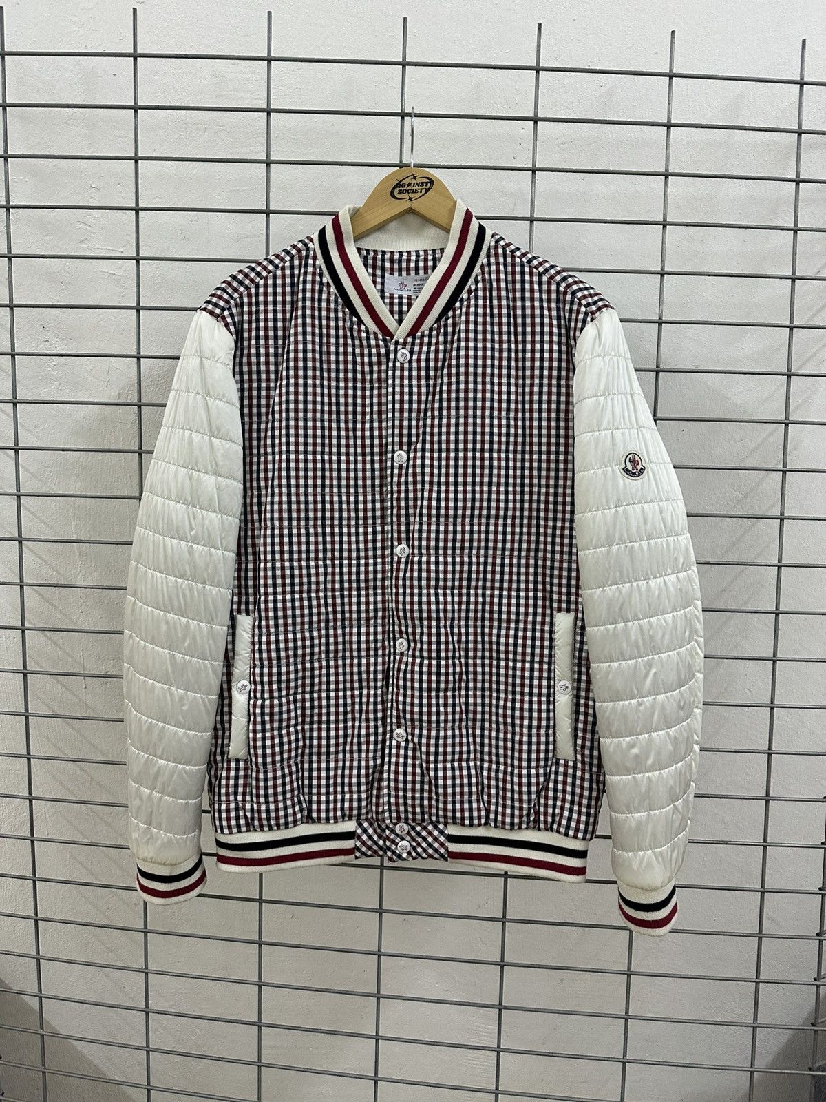 Other Parody Moncler Gingham Bomber Jacket Size US M / EU 48-50 / 2 - 1 Thumbnail
