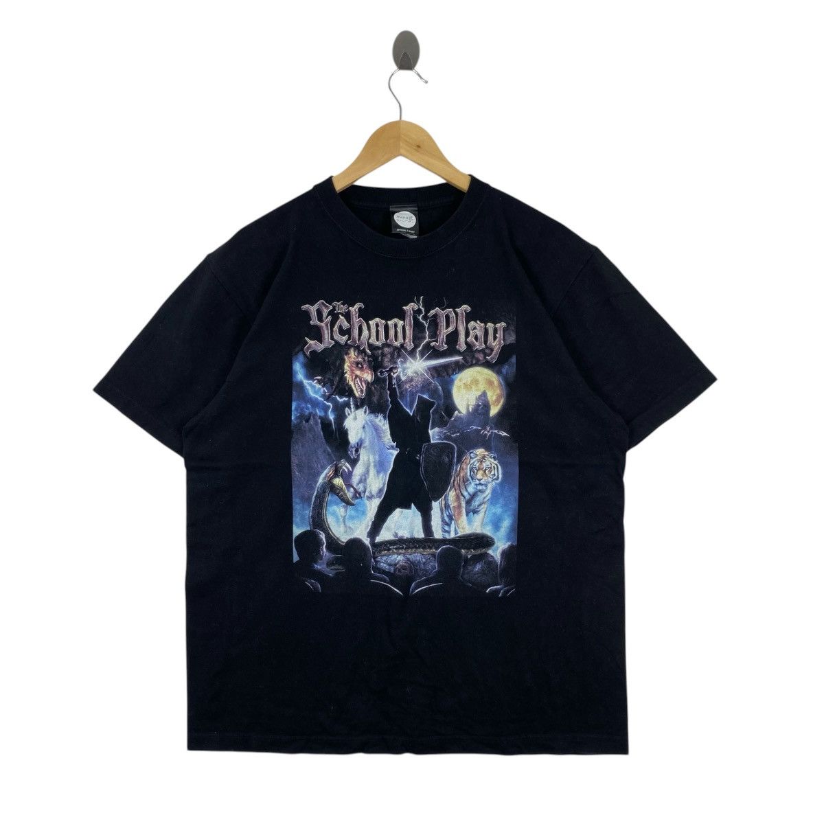Vintage Muroshiki Gakuya-gai "The School Play" Fantasy Graphic Tee Size US XL / EU 56 / 4 - 1 Thumbnail