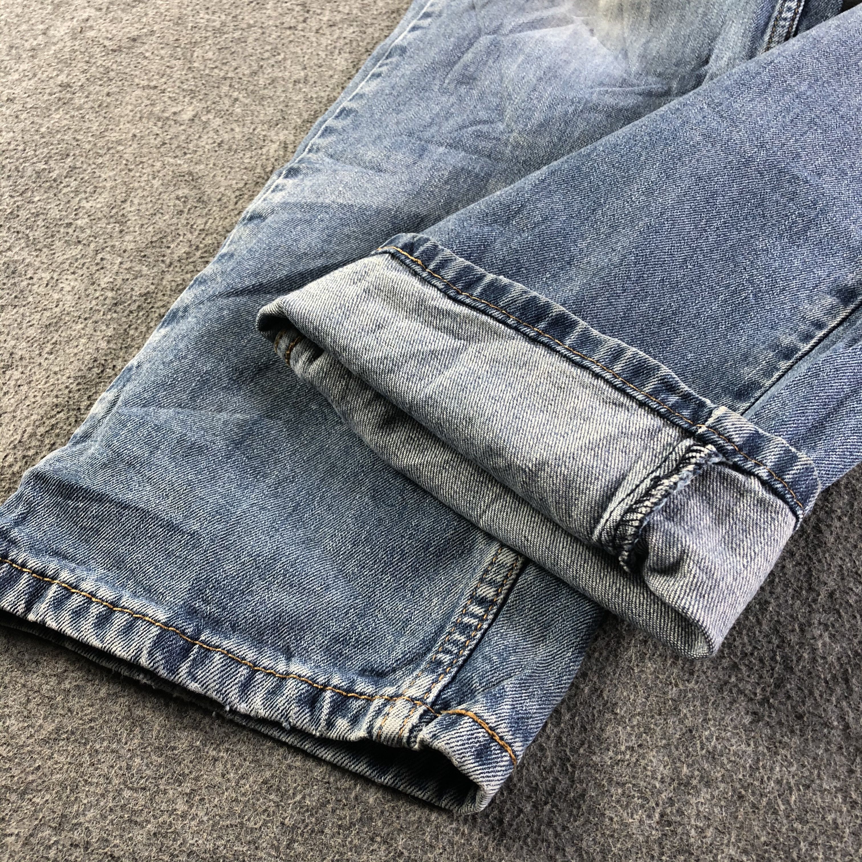 Levi's Vintage Blue Wash Levis 505 Jeans-J4332 Size US 32 / EU 48 - 6 Thumbnail
