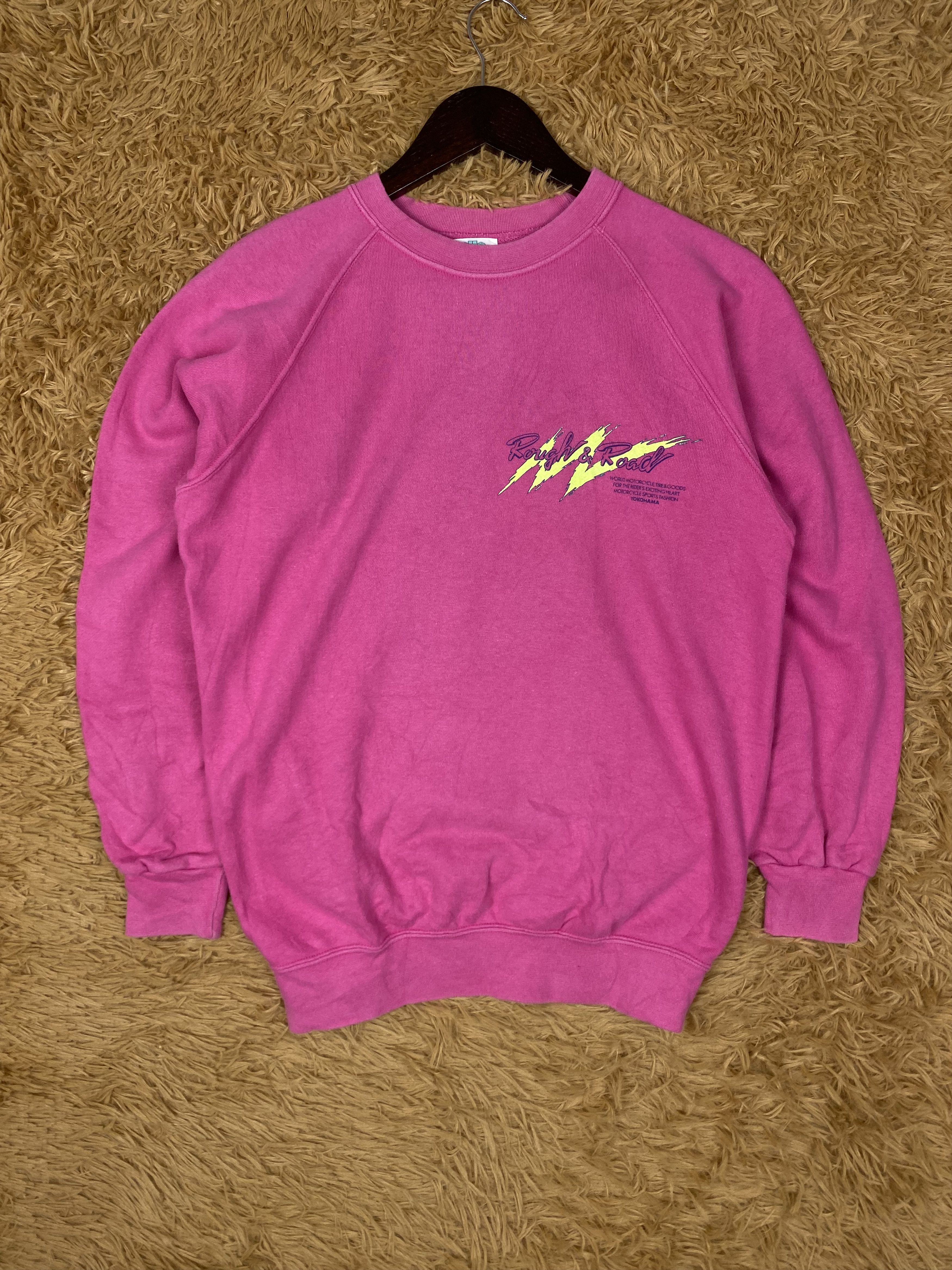 Japanese Brand Vintage Yokohama Rough & Road Sweatshirts PS0293 Size US XS / EU 42 / 0 - 1 Thumbnail