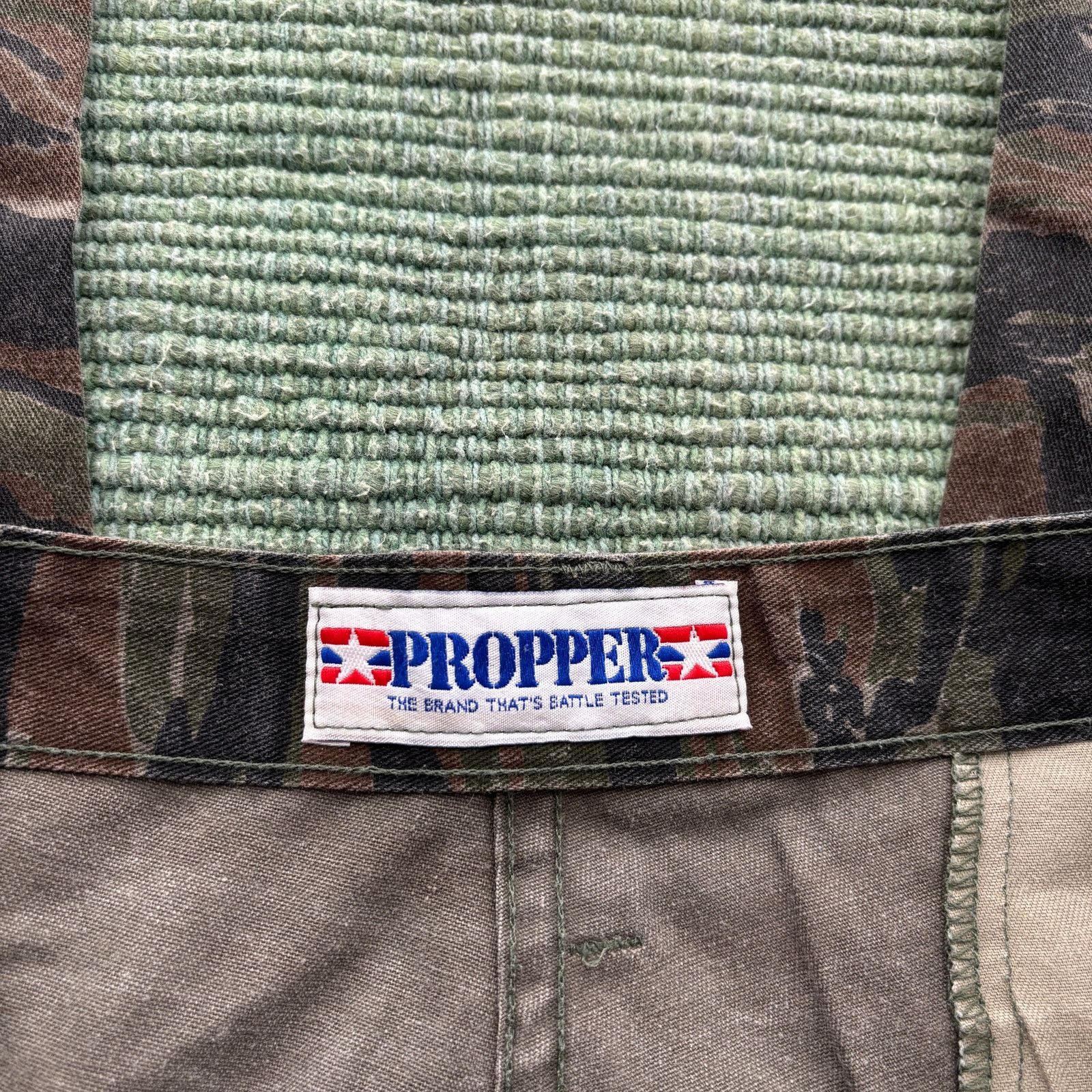 Propper × Vintage Vintage Military Tiger Stripe Cotton Pants Propper Brand L Size US 35 - 4 Thumbnail