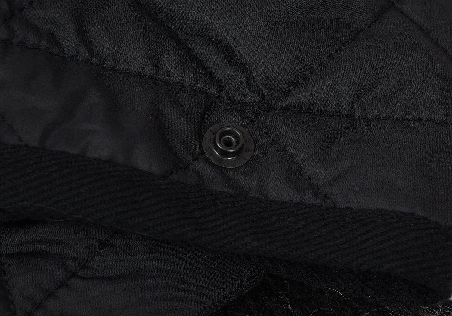 Junya Watanabe Quilted Knit Zip Blouson in Black Beige, Size M Size US M / EU 48-50 / 2 - 9 Thumbnail