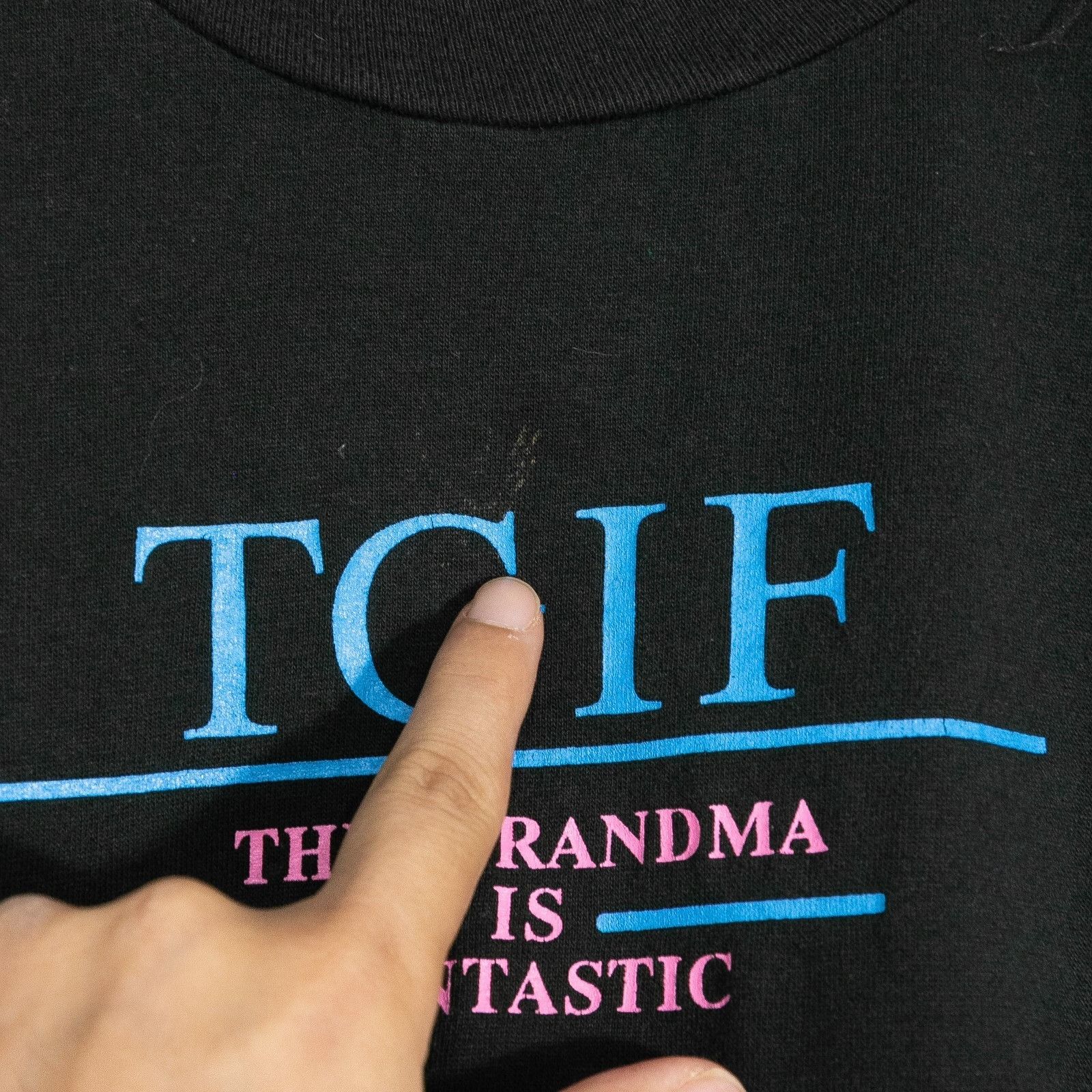 Vintage Vintage 90s TGIF Funny T Shirt XL This Grandma is Fantastic Size US XL / EU 56 / 4 - 4 Thumbnail