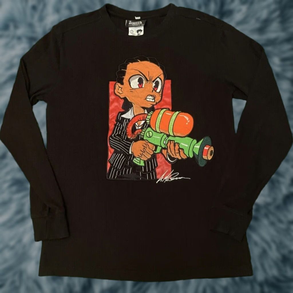 Vintage VINTAGE The Boondocks Riley Freeman VTG Longsleeve Shirt Mens S Black Cartoon 90s Hip Hop Size US S / EU 44-46 / 1 - 1 Thumbnail