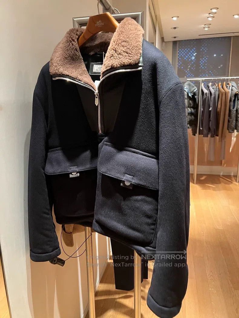 Hermes Hermes Cashmere Crewneck Jacket Size US M / EU 48-50 / 2 - 1 Thumbnail