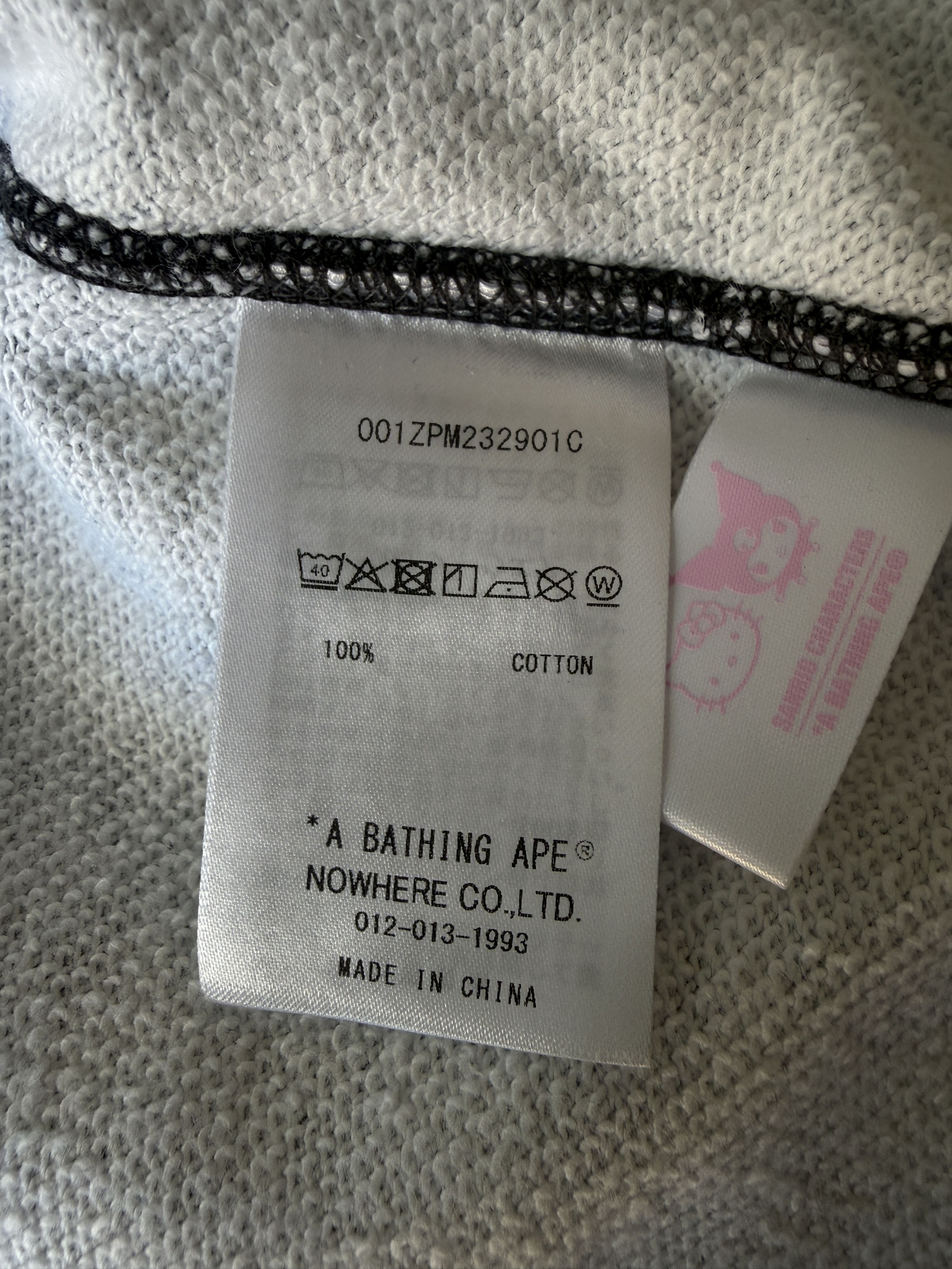 Bape BAPE X KUROMI CAMO FULL ZIP HOODIE Size XL / US 12-14 / IT 48-50 - 17 Thumbnail