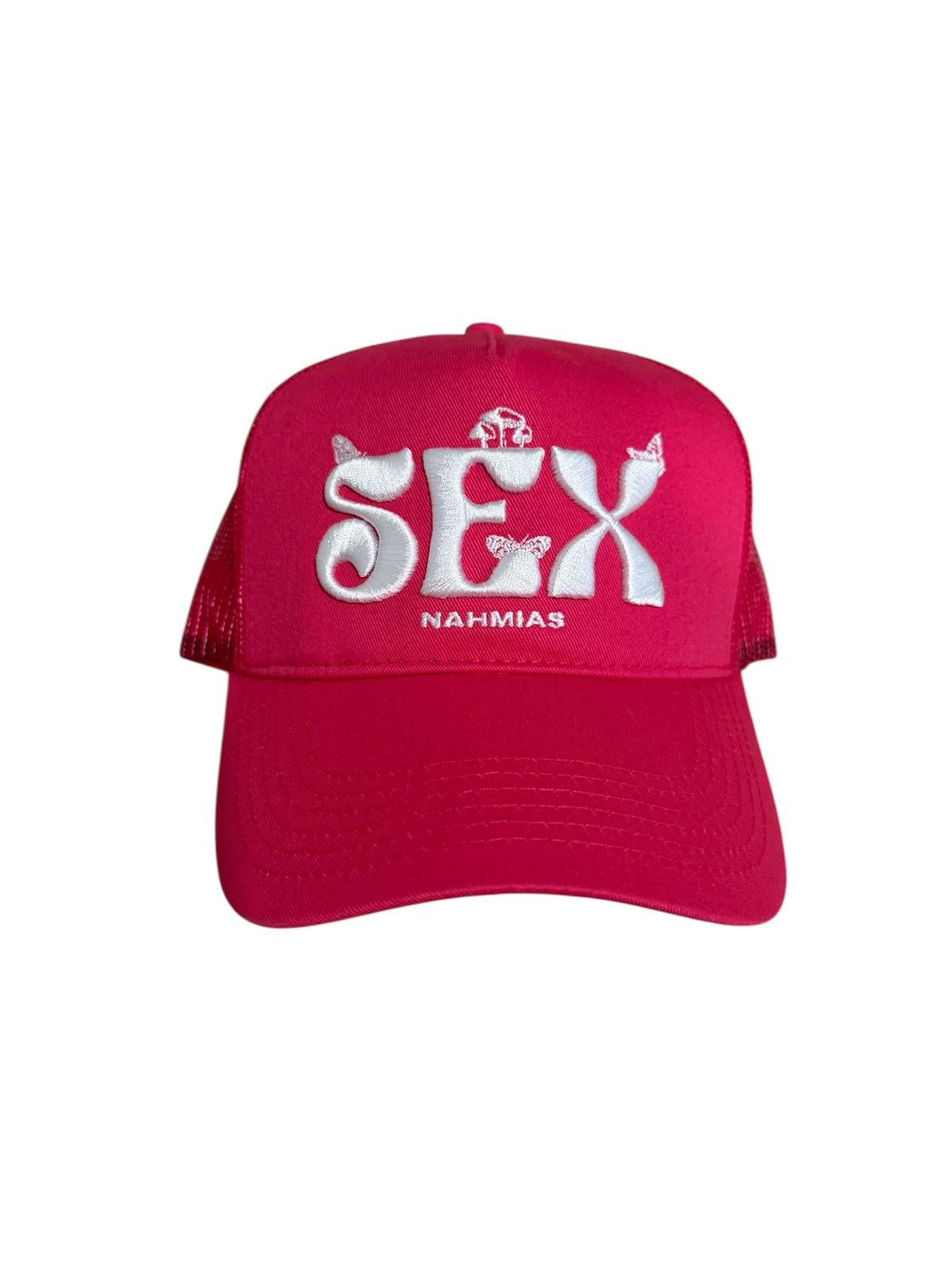 Nahmias Pink Sex Trucker Hat - www.scotia-antiques.co.uk display picture 1