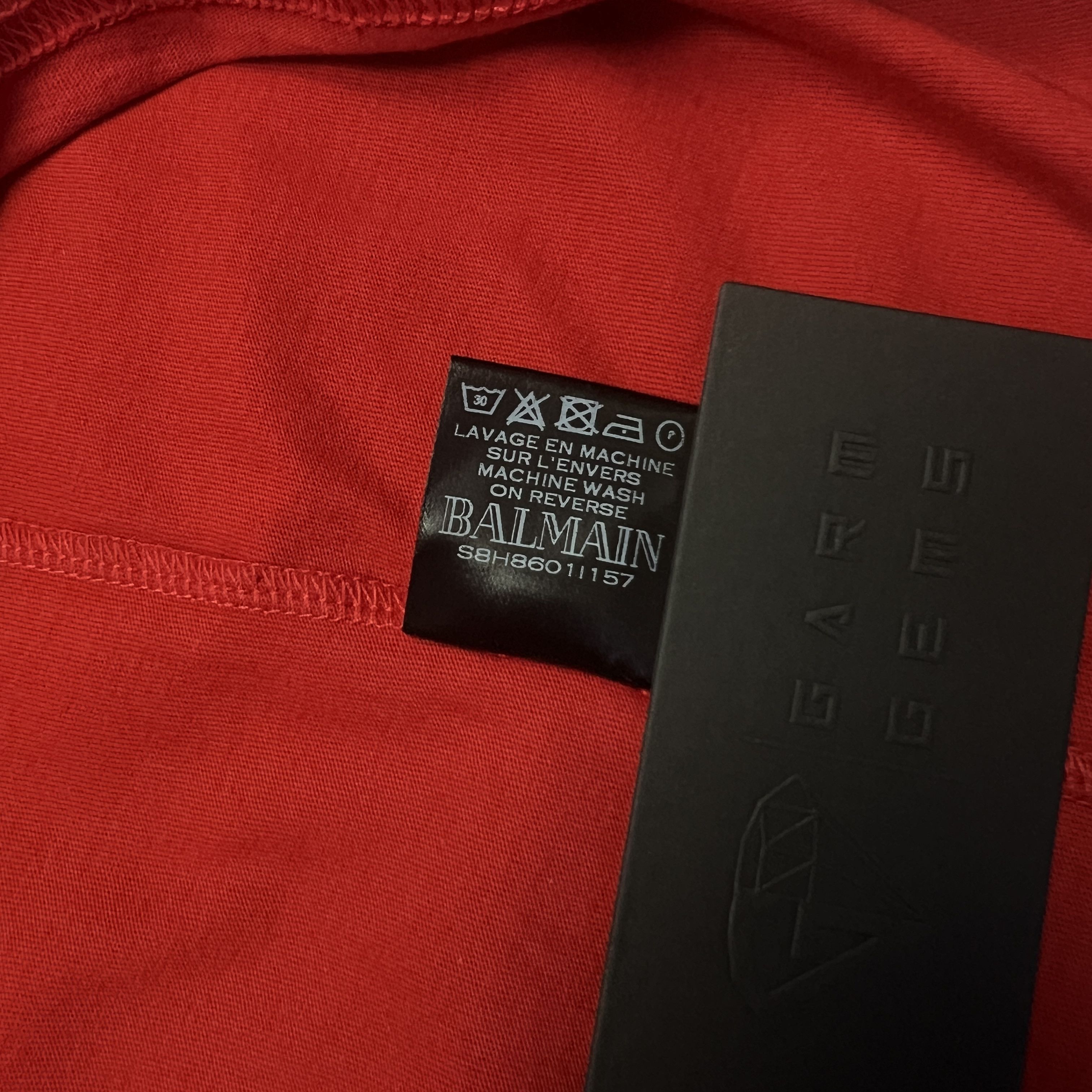 Balmain Balmain Logo T-Shirt Size US XXL / EU 58 / 5 - 7 Thumbnail