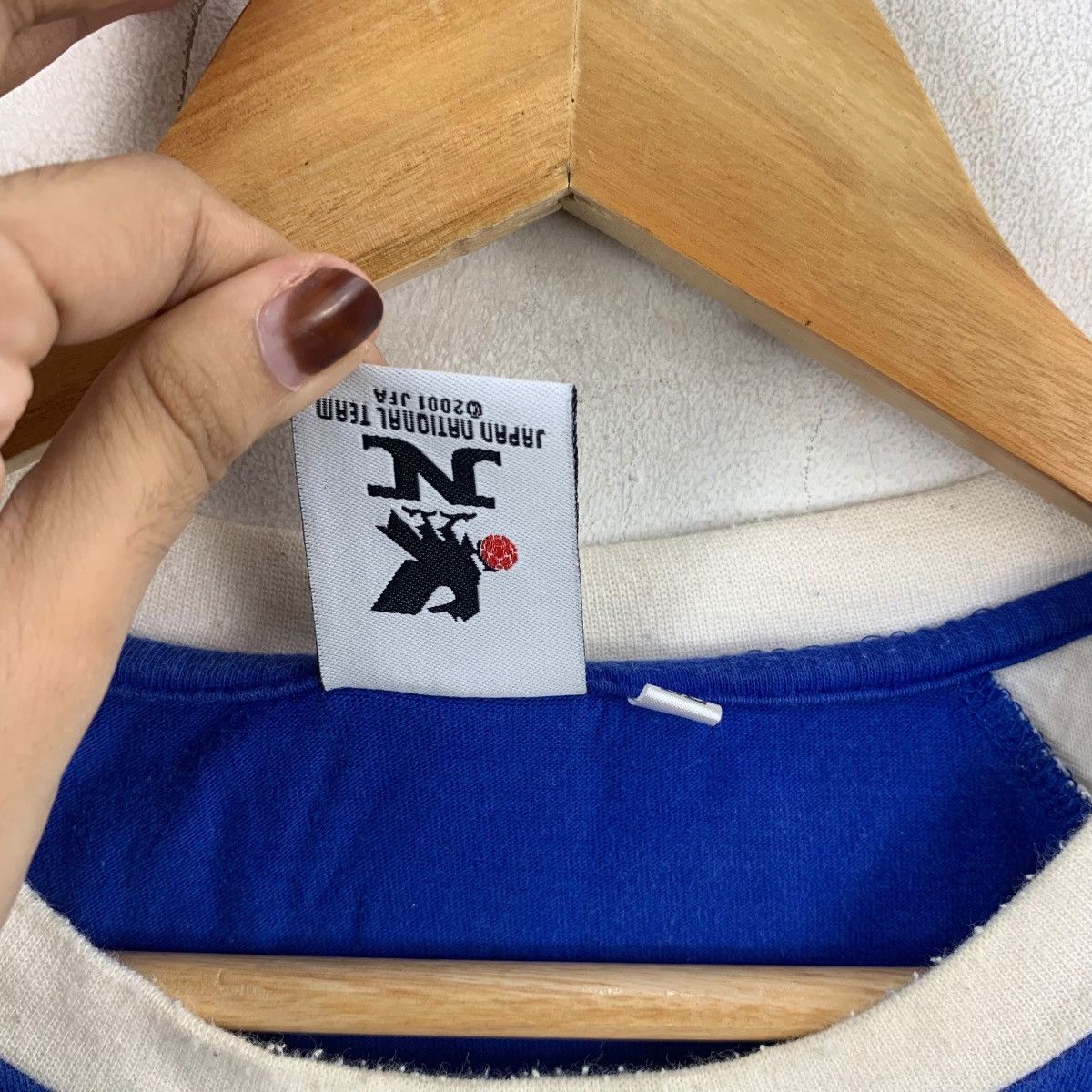 Vintage Vintage 2001 JFA JAPAN NATIONAL TEAM Football Tee Shirt Top Size L / US 10 / IT 46 - 10 Thumbnail