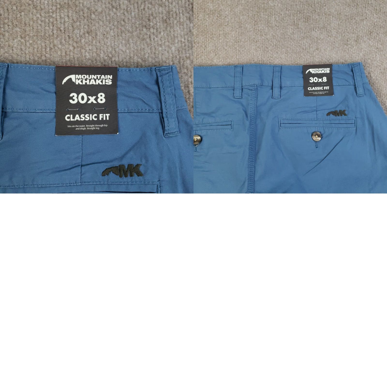 Mountain Khakis Mountain Khakis Shorts Mens Size 30 Blue Stretch Poplin Classic Fit 8" Inseam Size US 30 / EU 46 - 10 Thumbnail