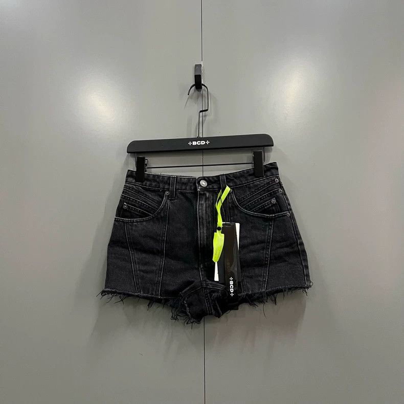 Givenchy Givenchy Size36 Black Sexy Denim Shorts Size 35" - 1 Thumbnail