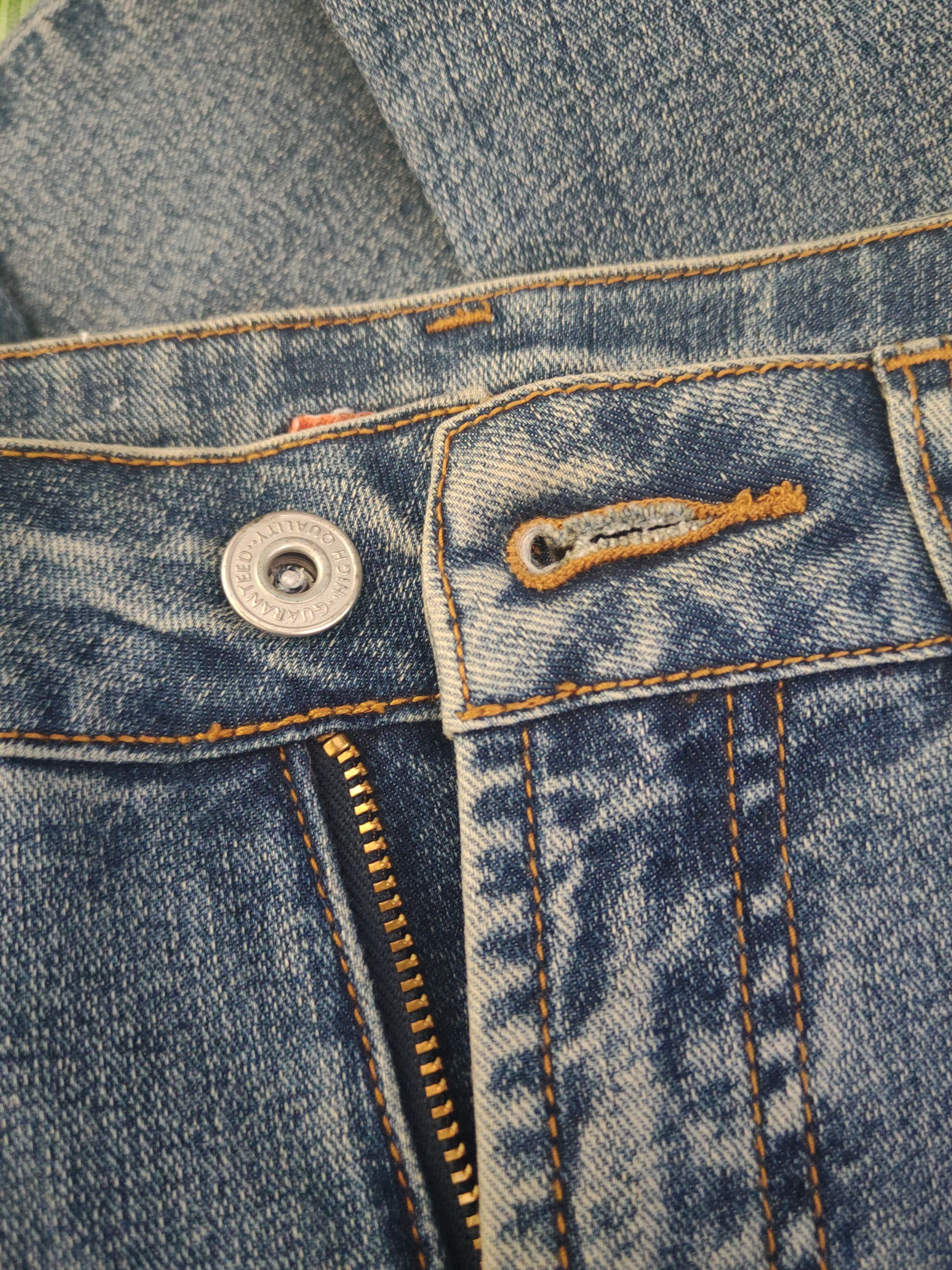 Japanese Brand DL Wave List Blue Distressed Ripped Jeans #1509 Size 26" / US 2 / IT 38 - 14 Thumbnail