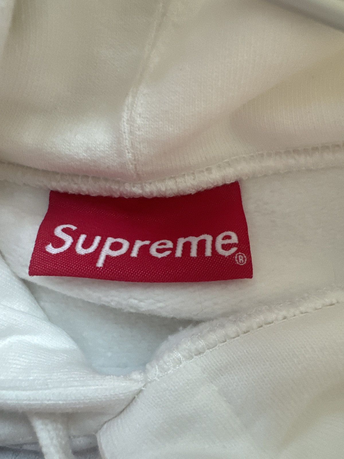 Supreme supreme hoodie white Size US L / EU 52-54 / 3 - 6 Thumbnail