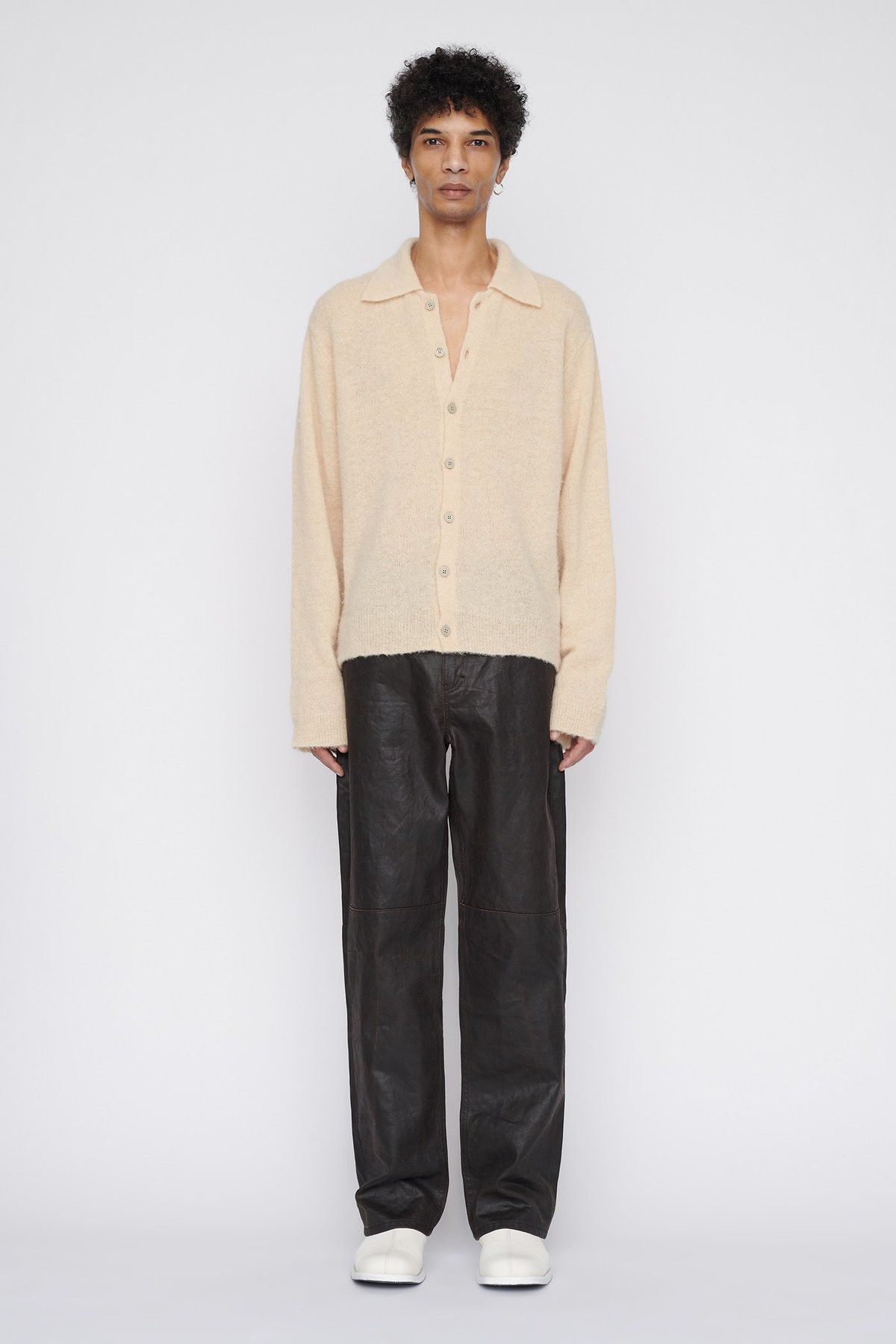 OUR LEGACY EVENING POLO Brown 48サイズ Our Legacy - DARK BROWN