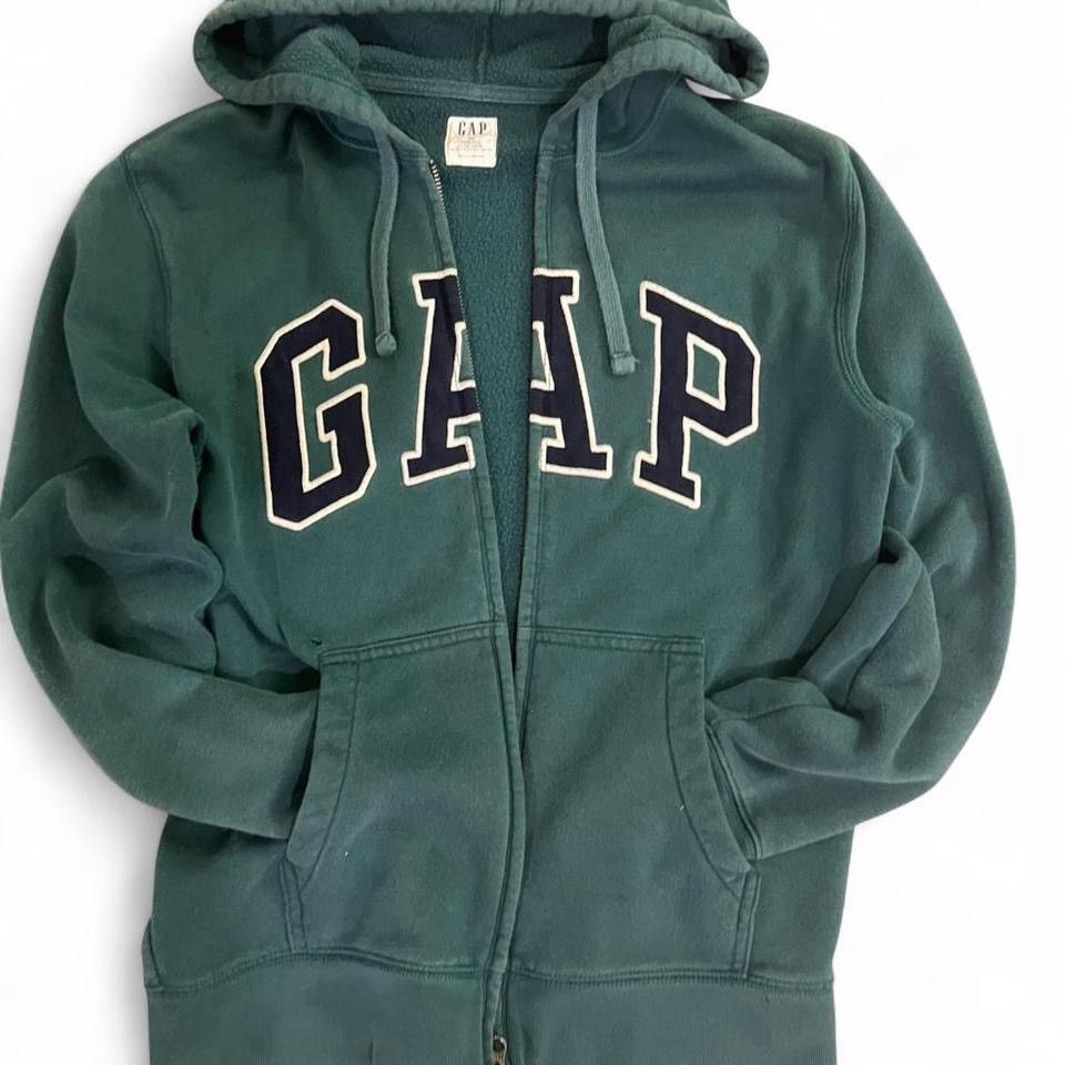 Gap Green womens GAP logo zip up Size XS / US 0-2 / IT 36-38 - 2 Thumbnail