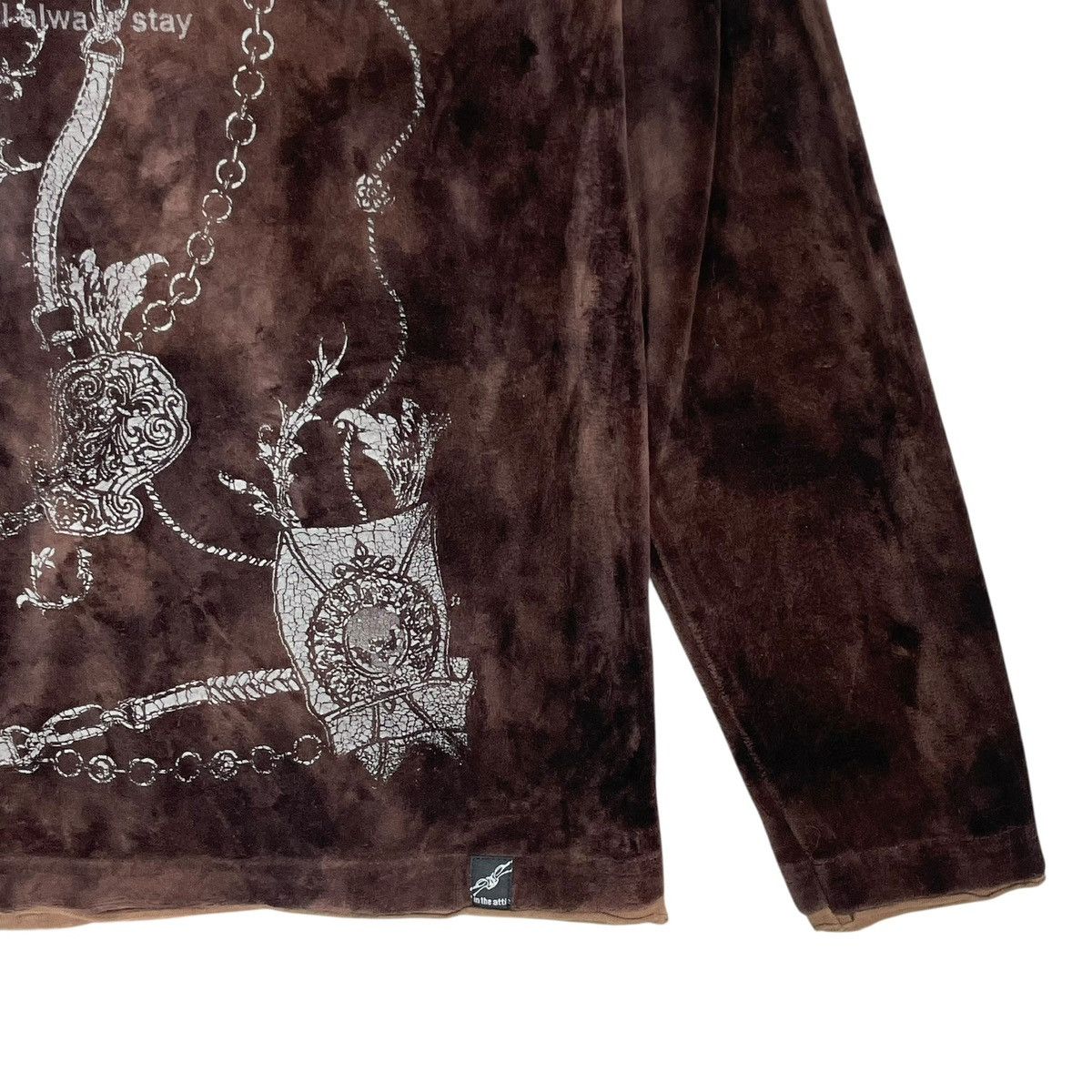 If Six Was Nine Vintage Velvet Rock Tee: Japanese Brand Punk Streetwear Size S / US 4 / IT 40 - 3 Thumbnail