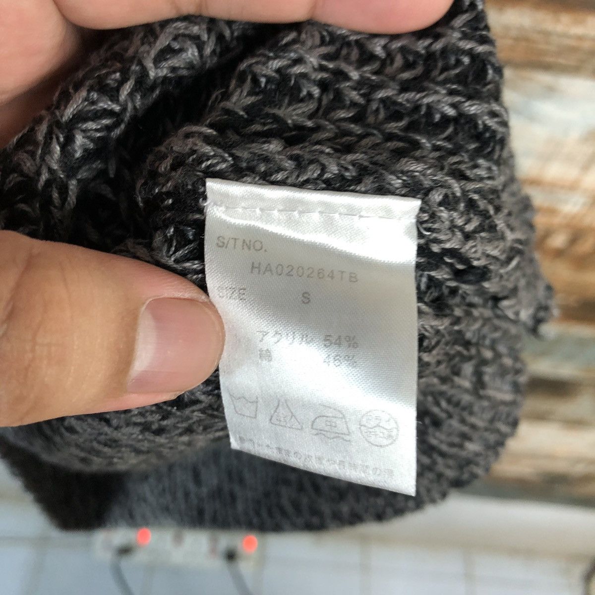 HARE × Homespun Knitwear Hare Grey Knitwear #A1516 Size US S / EU 44-46 / 1 - 11 Thumbnail