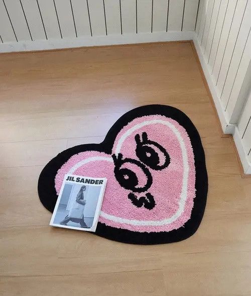 Other Tufting Cute Eyes Heart Shape Rugs Size ONE SIZE - 3 Thumbnail