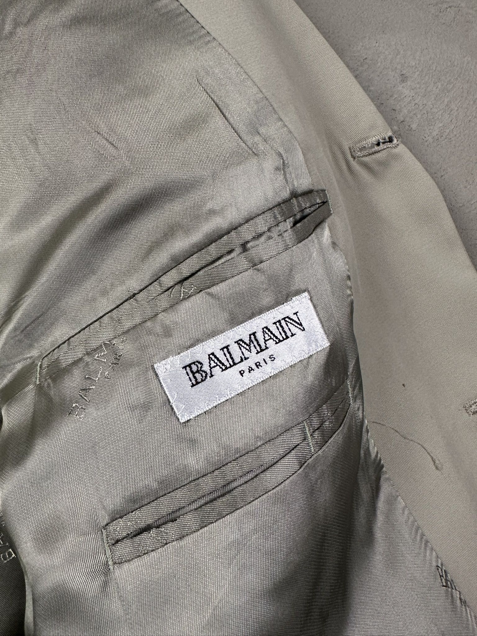 Balmain Vintage Balmain Paris Wool Blazer Size 54R - 14 Thumbnail