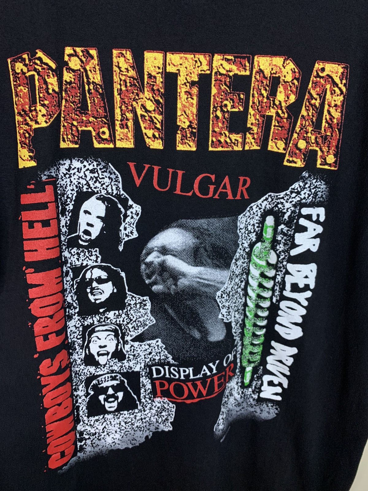 Band Tees × Vintage *RARE* Vintage 90s Pantera Winterland Test Print Band Shirt Size US L / EU 52-54 / 3 - 3 Thumbnail
