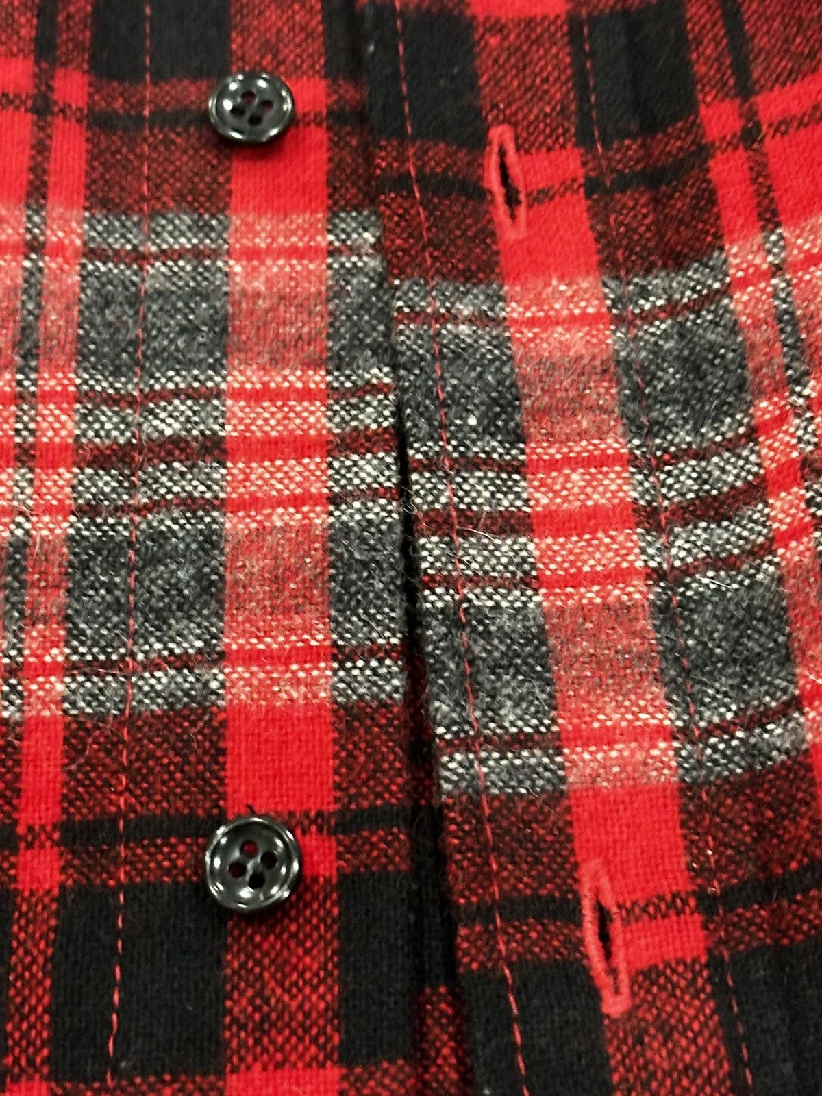Visvim 100% Wool Plaid Elk Flannel Shirt Size US XL / EU 56 / 4 - 4 Thumbnail