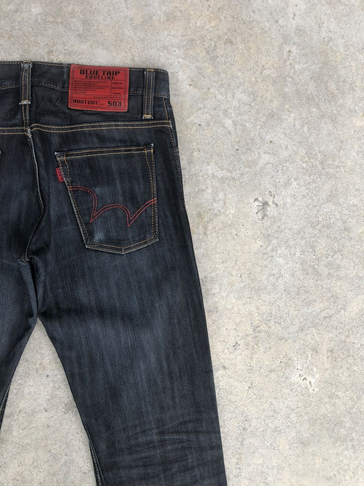 If Six Was Nine Japanese Edwin Flared Jeans Bootcut Jeans Size US 31 - 10 Thumbnail