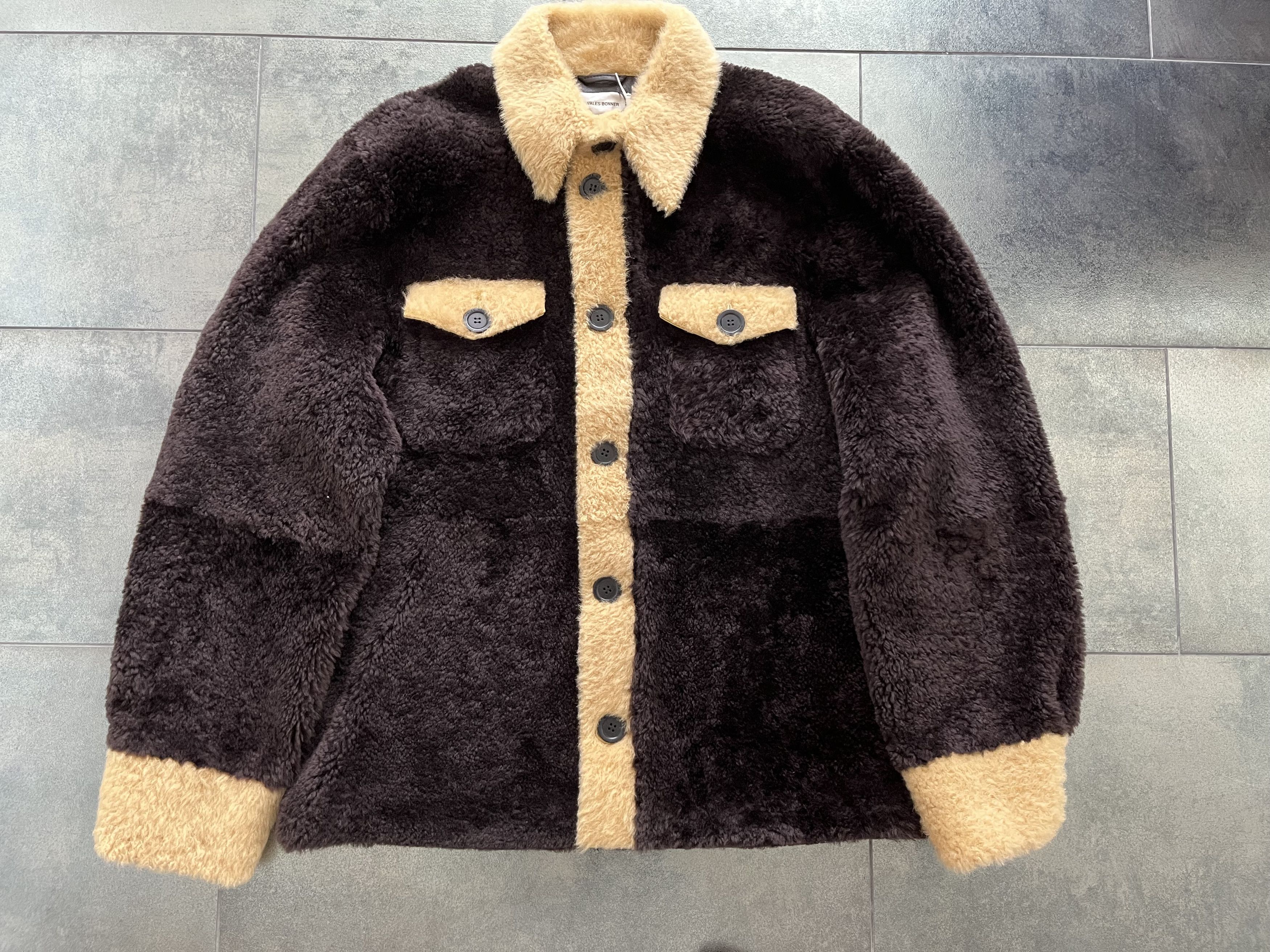 Wales Bonner Runway Shearling Jacket Brown/Multi Size US M / EU 48-50 / 2 - 5 Thumbnail