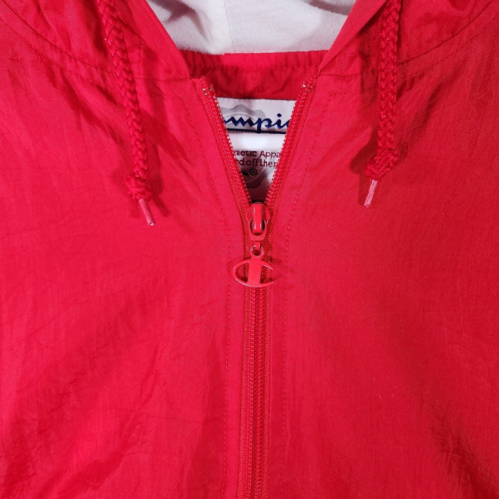 Champion VTG Champion Windbreaker Mens S Pullover Red With Black Size US S / EU 44-46 / 1 - 3 Thumbnail