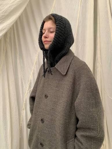 Other sono Hedwig Hood charcoal balaclava Size ONE SIZE - 2 Thumbnail
