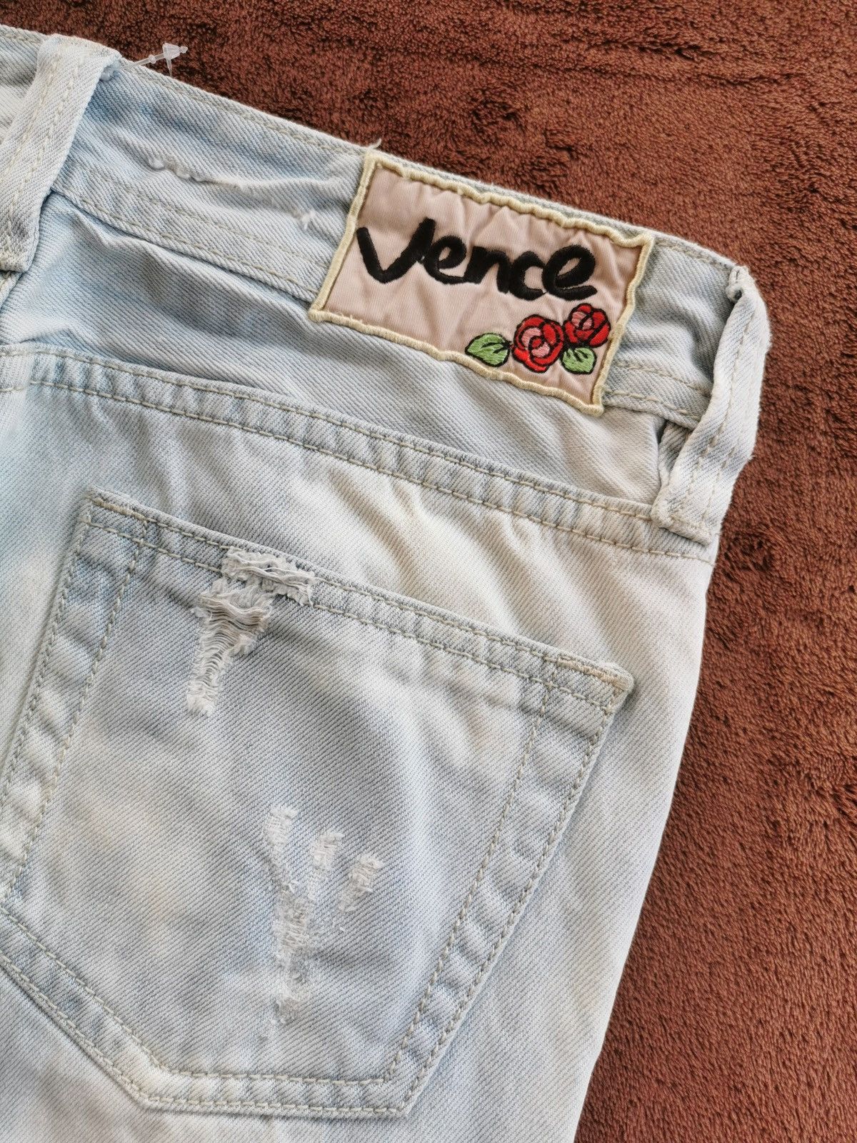 Japanese Brand Vence Japan Bleach Distressed Denim Jeans Size US 32 / EU 48 - 9 Thumbnail