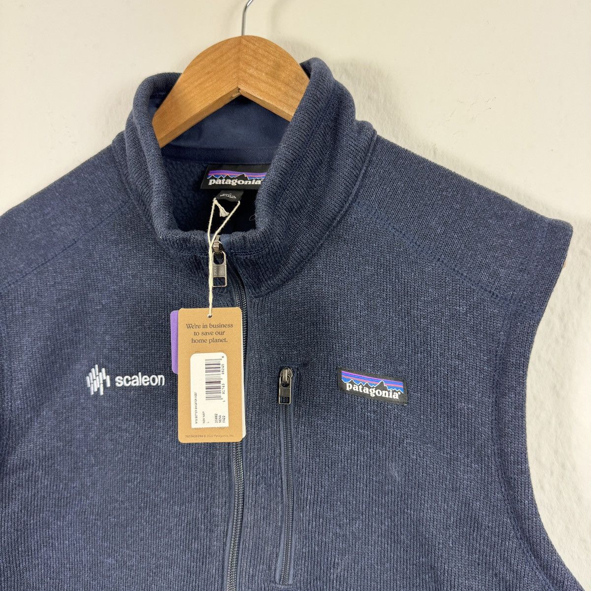 Patagonia NWT PATAGONIA MENS BETTER SWEATER VEST NAVY FLEECE SIZE L/50 Size US L / EU 52-54 / 3 - 4 Thumbnail