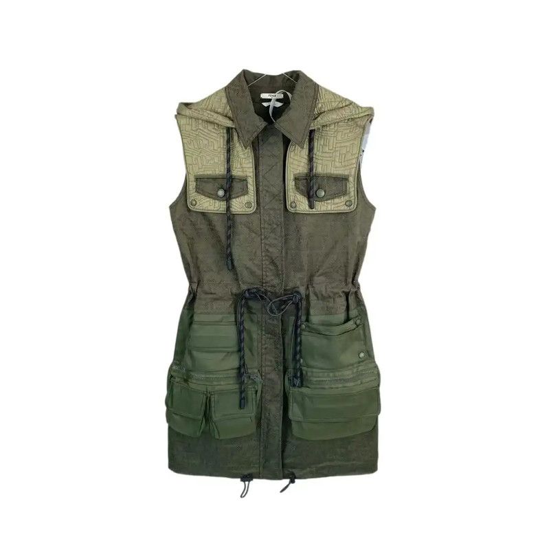 Fendi Fendi Women's Green Cotton Dress 0089 | Grailed