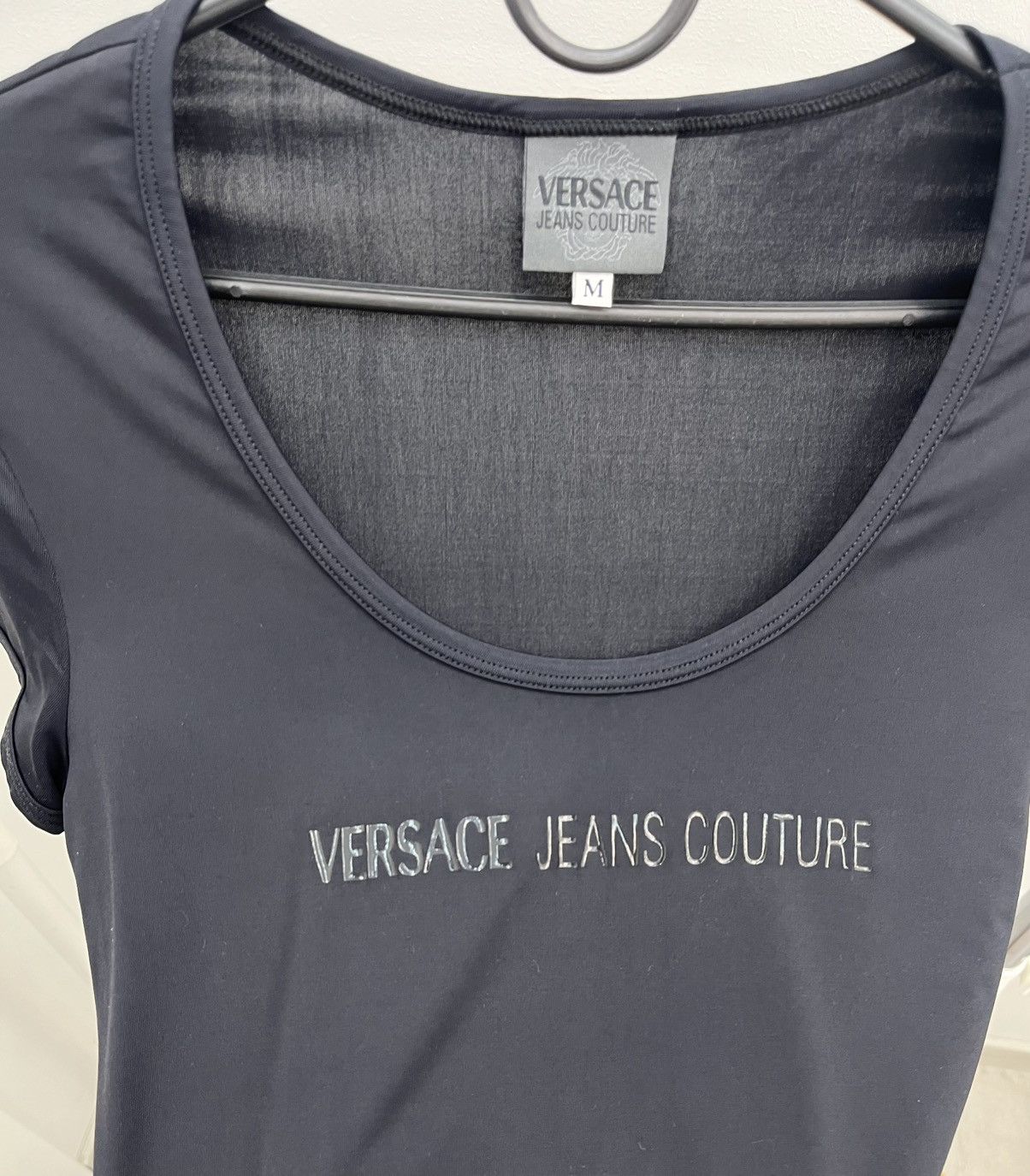 Versace Jeans Couture Vintage Versace Jeans Couture Logo Stretch Top Tee T-shirt Size M / US 6-8 / IT 42-44 - 5 Thumbnail