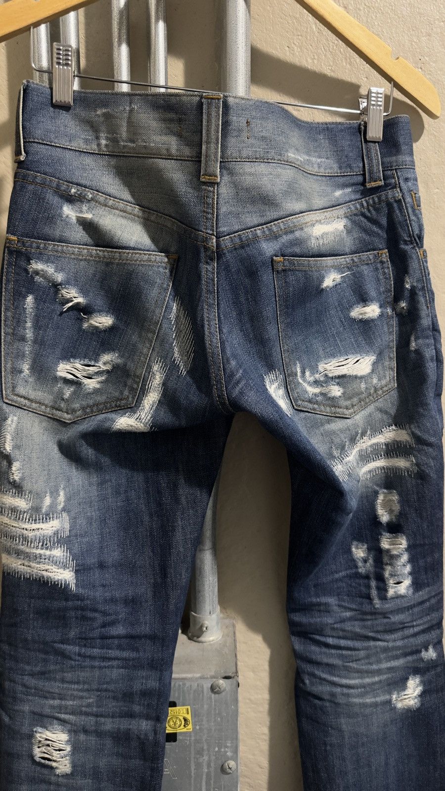 Dolce & Gabbana Dolce&Gabbana damage repair denim gold silver plaque Size US 30 / EU 46 - 7 Thumbnail