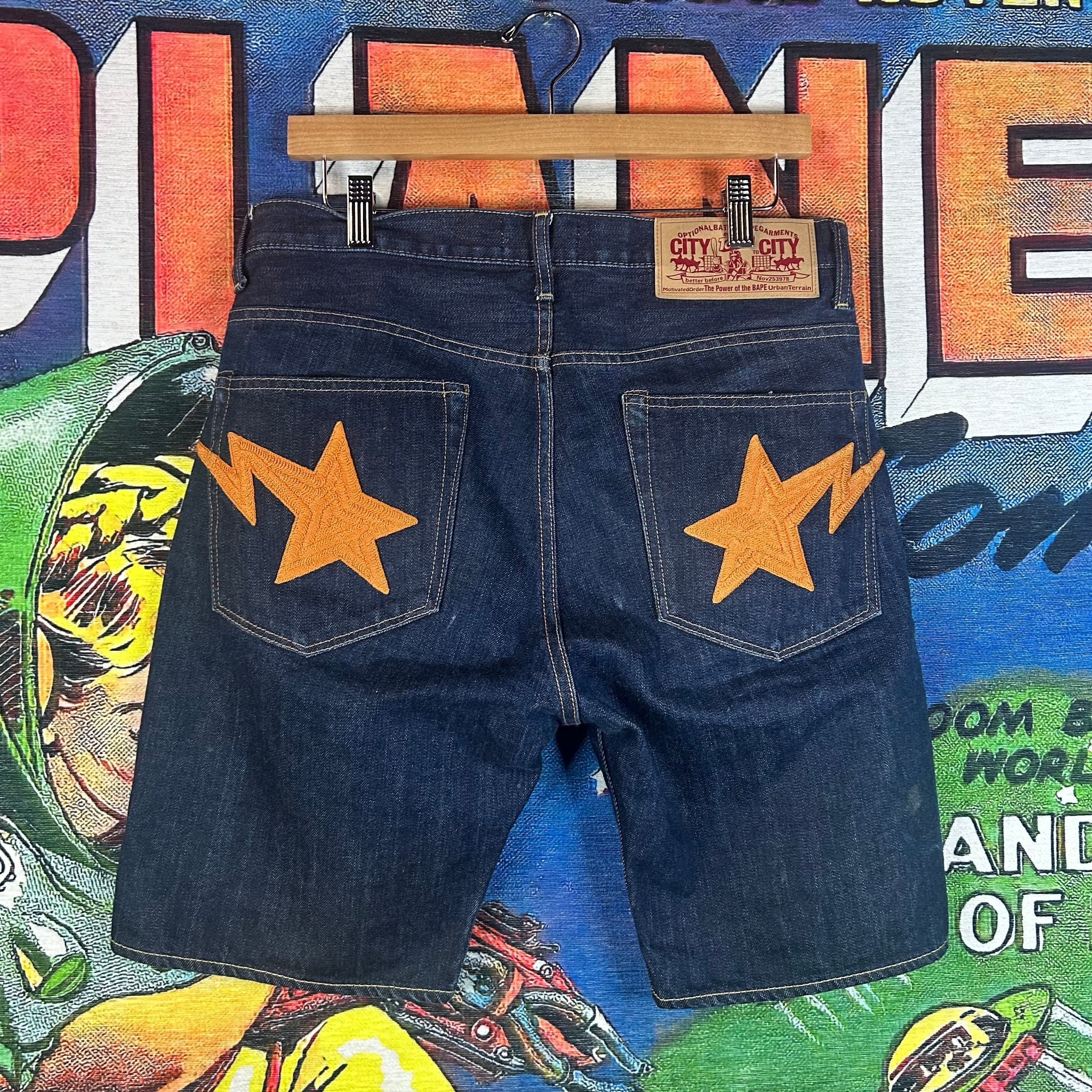 Bape Bape Sta Jean Shorts Size 31” Size US 31 - 1 Thumbnail