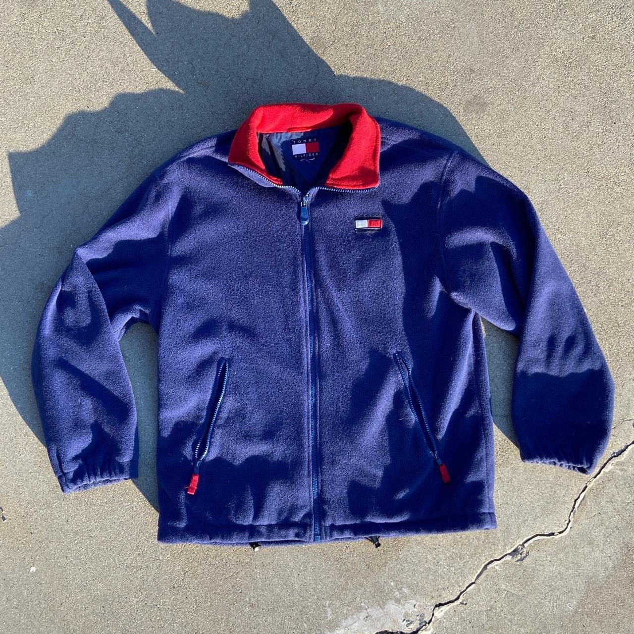 Tommy Hilfiger Vintage Tommy Hilfiger Fleece Jacket Size US XL / EU 56 / 4 - 2 Thumbnail