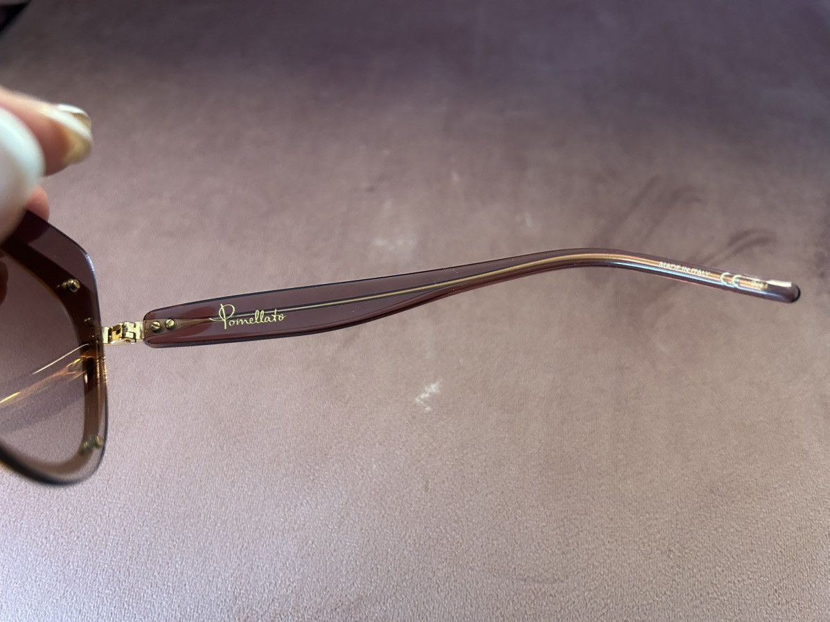 Pomellato Gold Sunglasses Size ONE SIZE - 4 Thumbnail