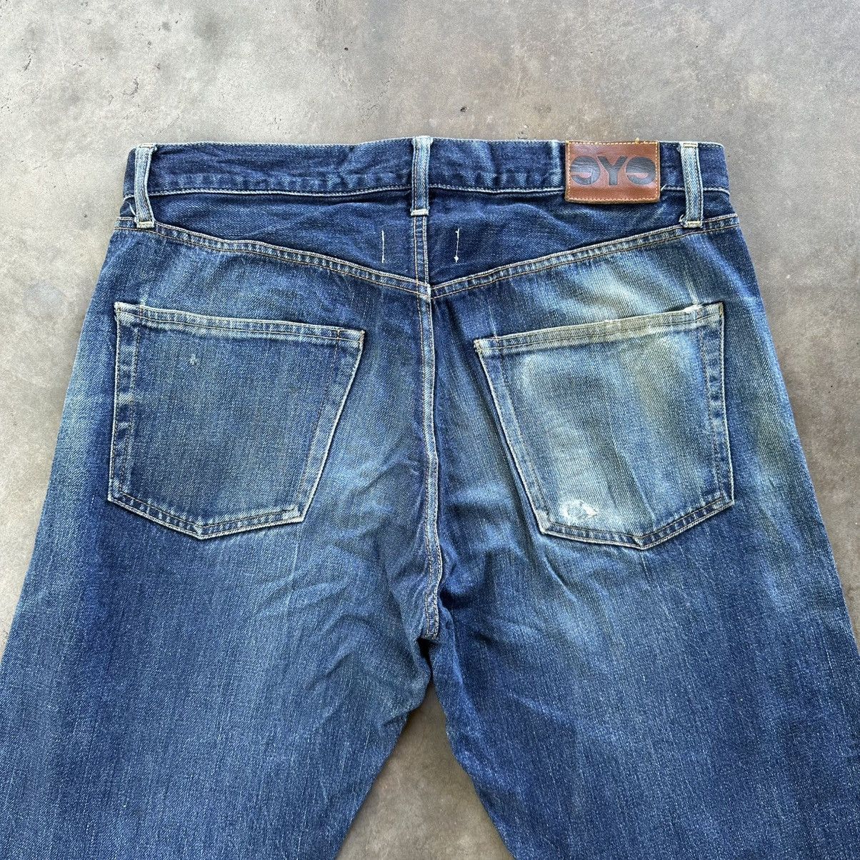 Comme des Garcons Vtg Comme Des Garcons Selvedge Distress Faded Denim Jean W34 Size US 34 / EU 50 - 11 Thumbnail